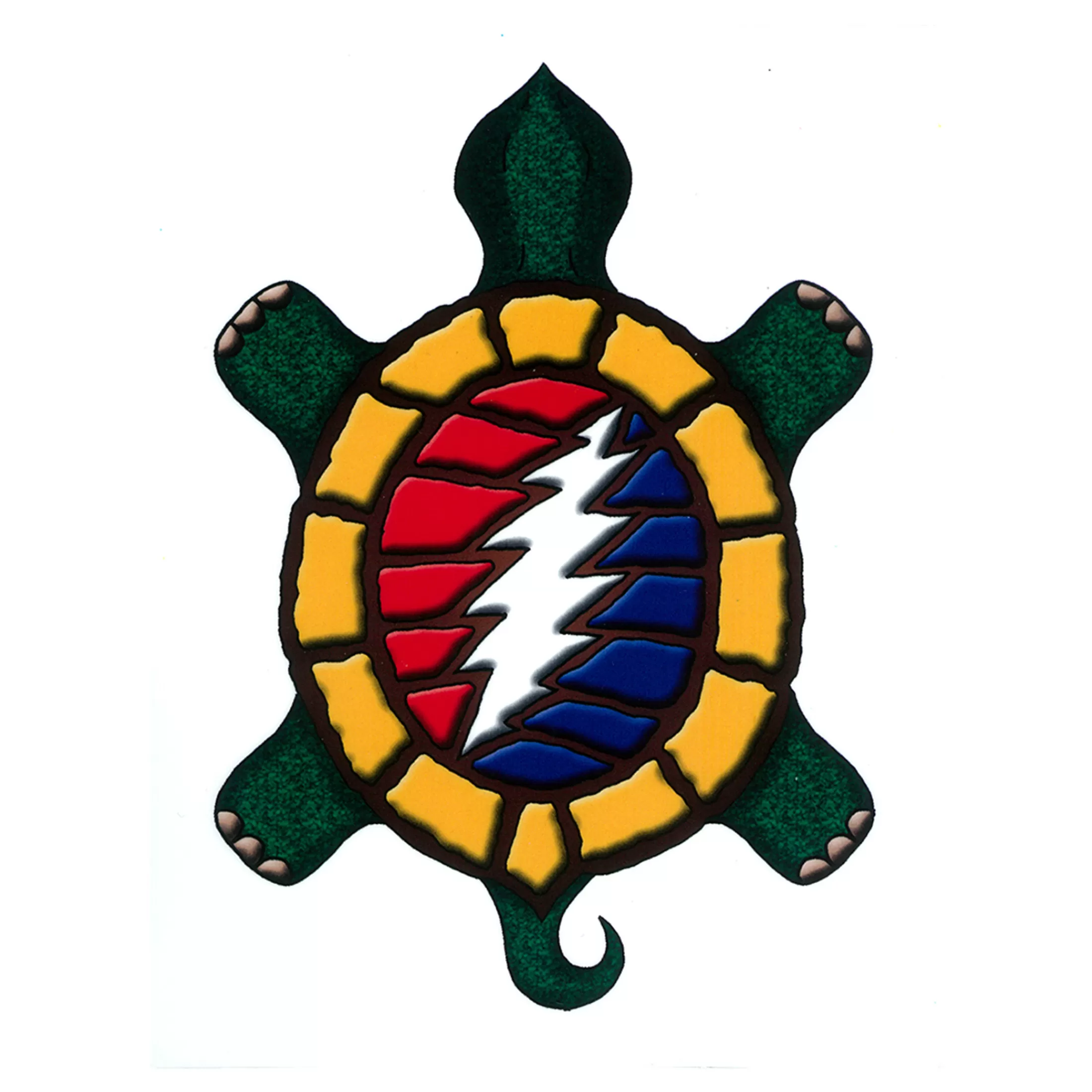 Grateful Dead<Liquid Blue GD Steal Your Terrapin Sticker