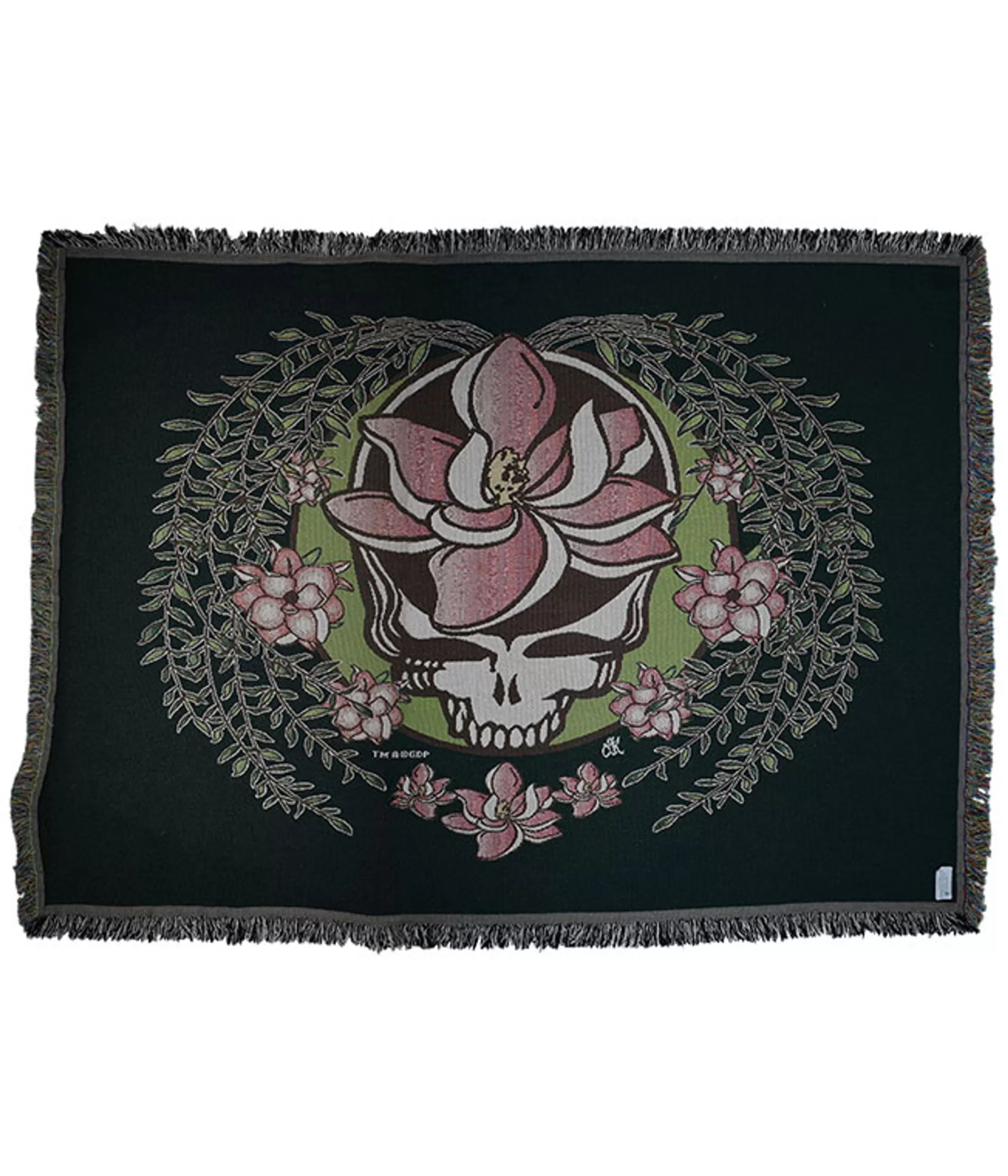 Grateful Dead<Liquid Blue GD Sugar Magnolia SYF Woven Blanket