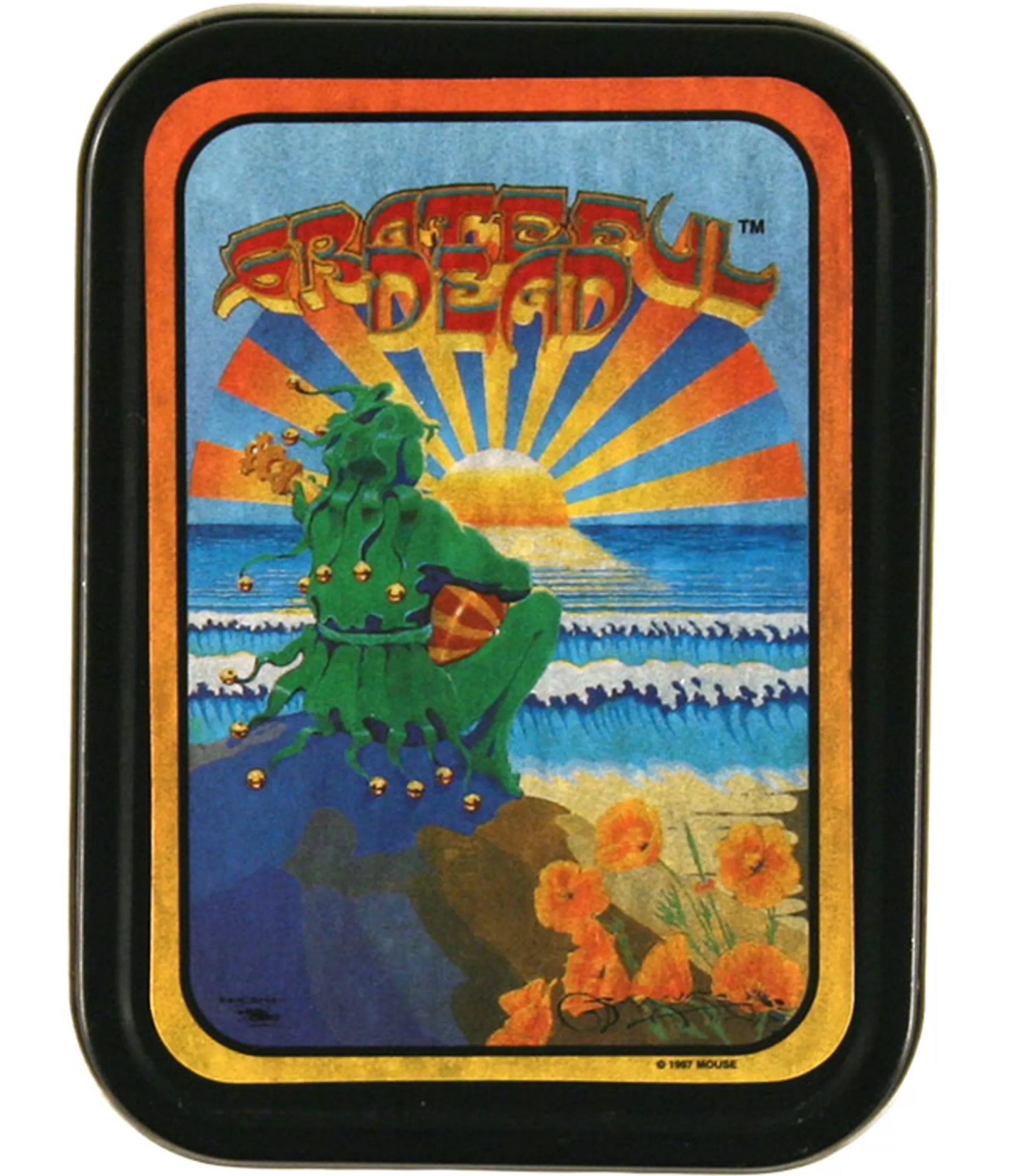 Grateful Dead | Classic<Liquid Blue GD Sunset Jester Stash Tin