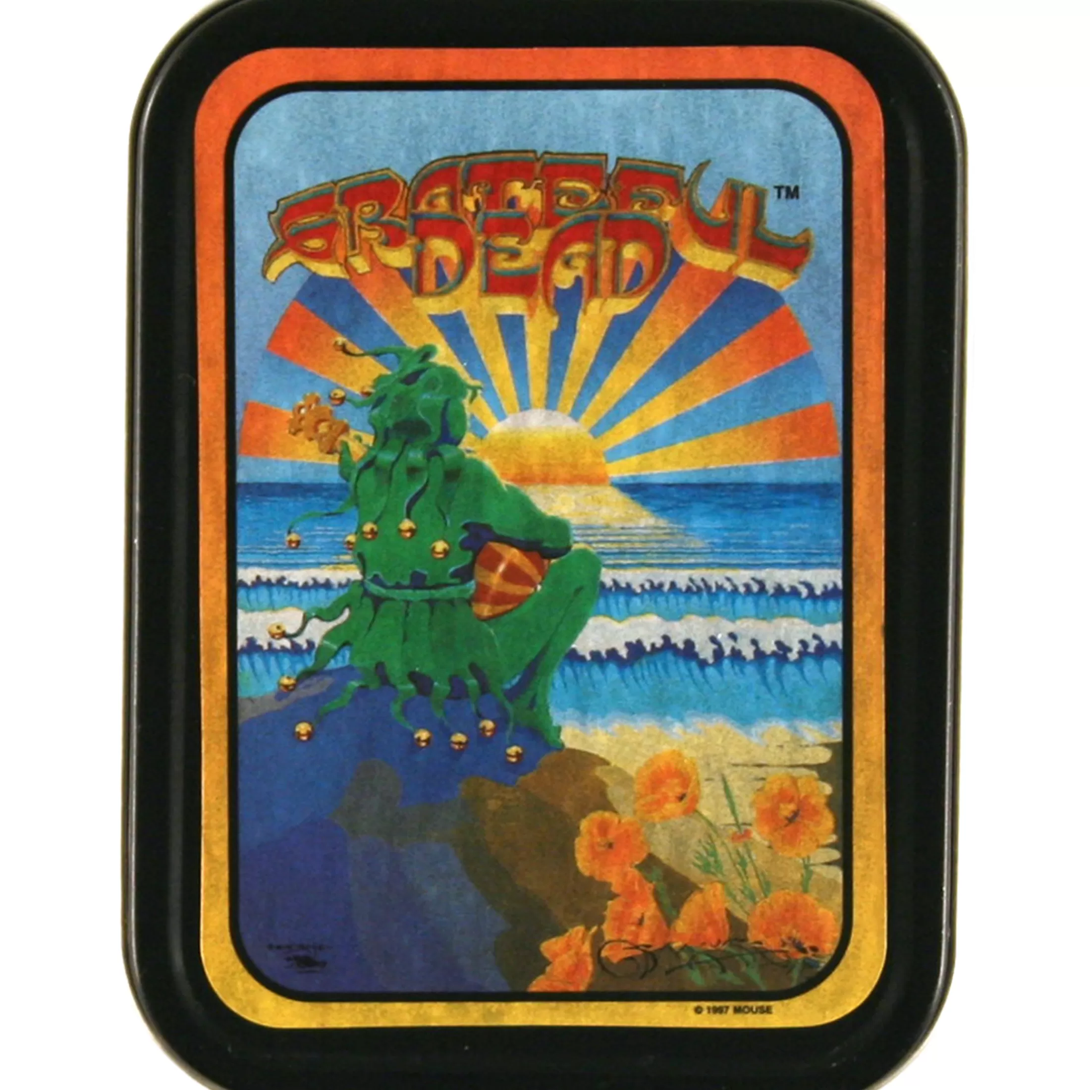 Grateful Dead | Classic<Liquid Blue GD Sunset Jester Stash Tin