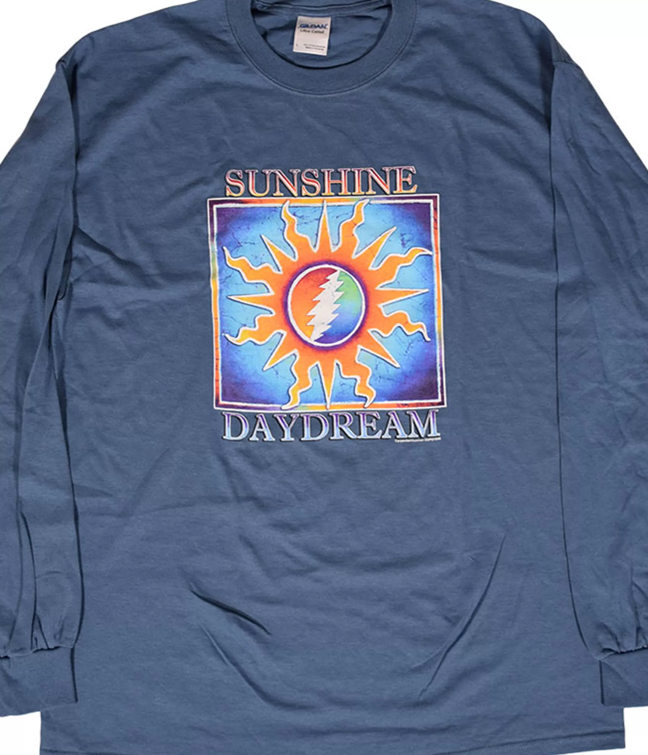 Long Sleeve | Grateful Dead<Liquid Blue GD Sunshine Daydream Blue Long Sleeve T-Shirt