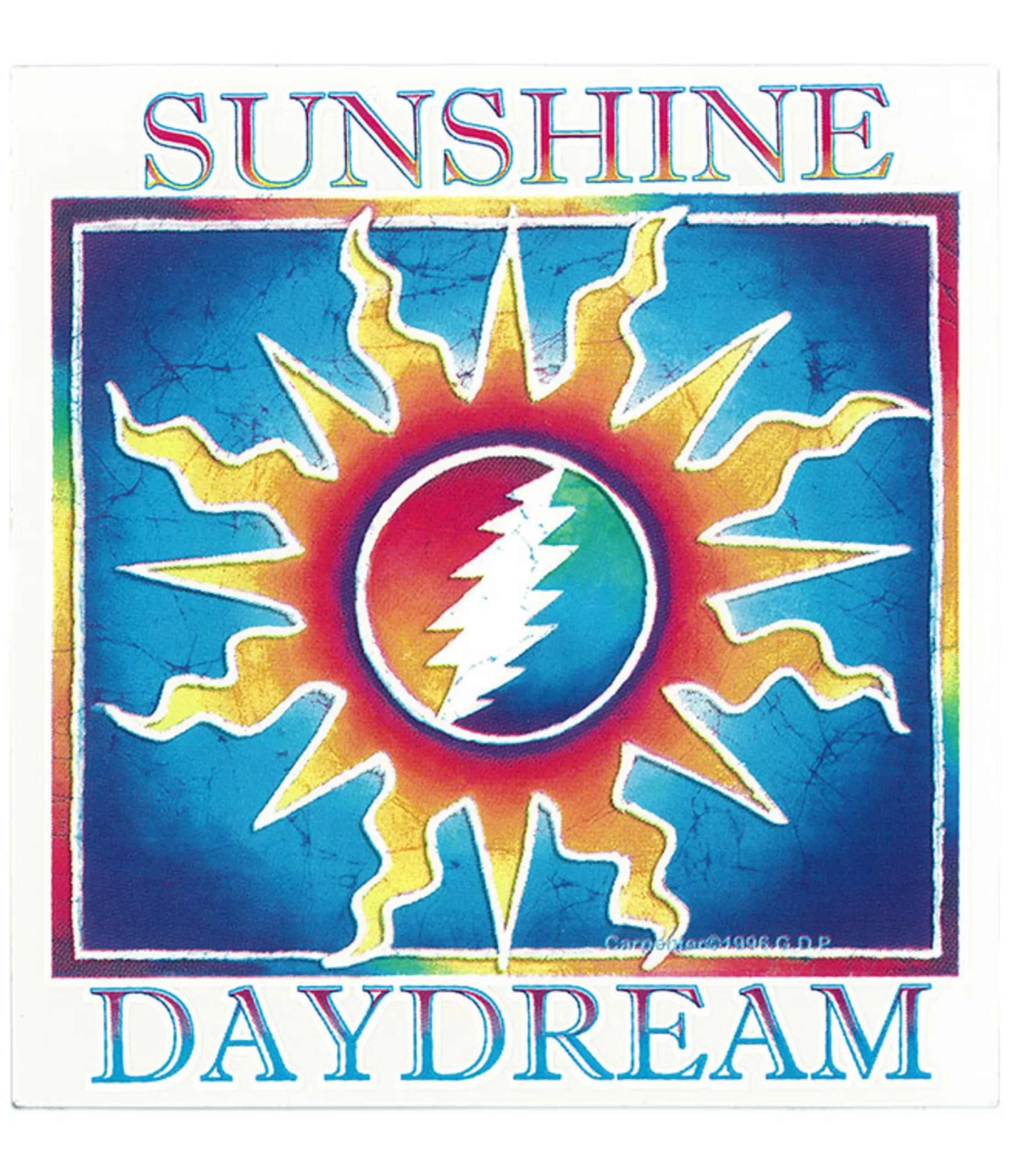 Grateful Dead | Classic<Liquid Blue GD Sunshine Daydream Sticker