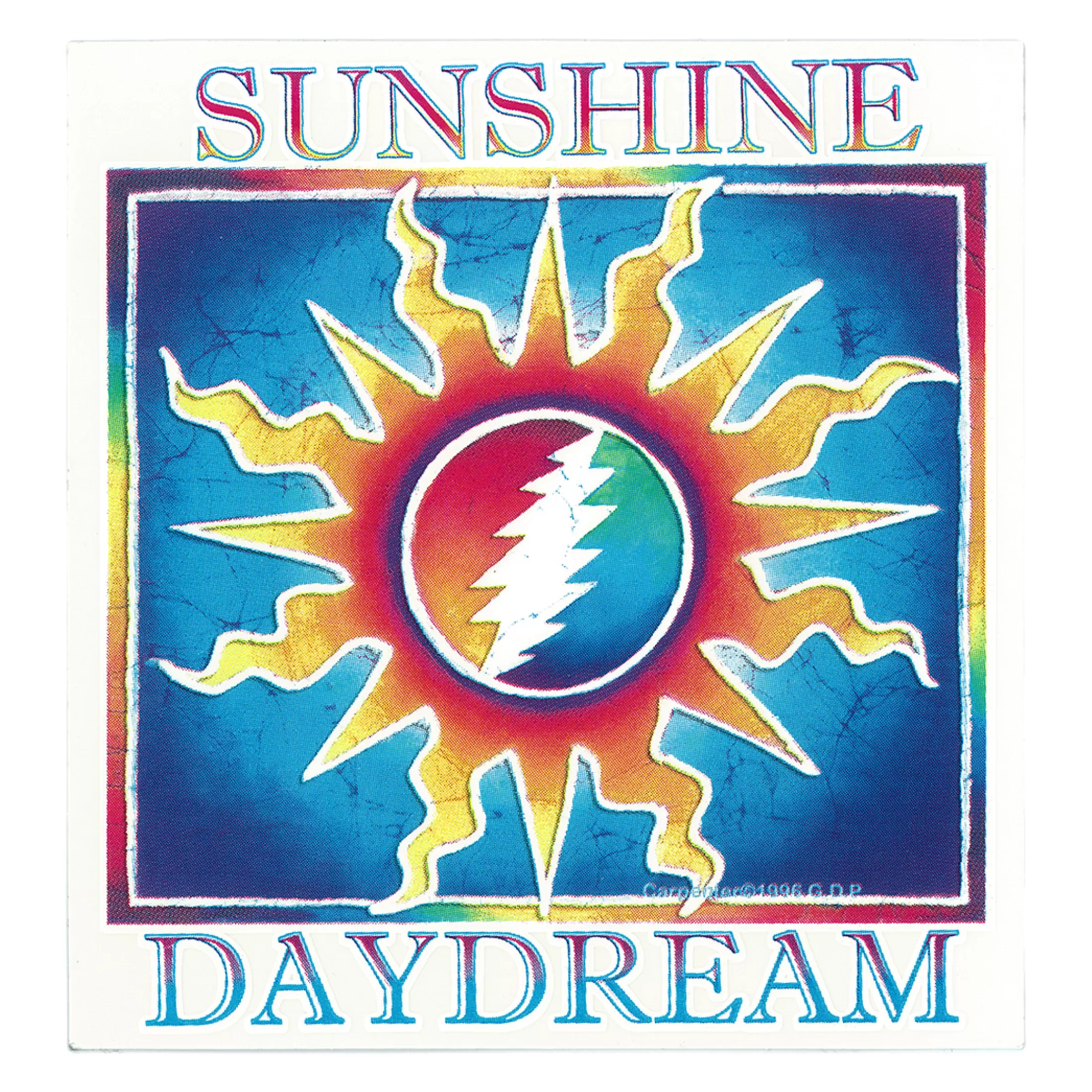 Grateful Dead | Classic<Liquid Blue GD Sunshine Daydream Sticker