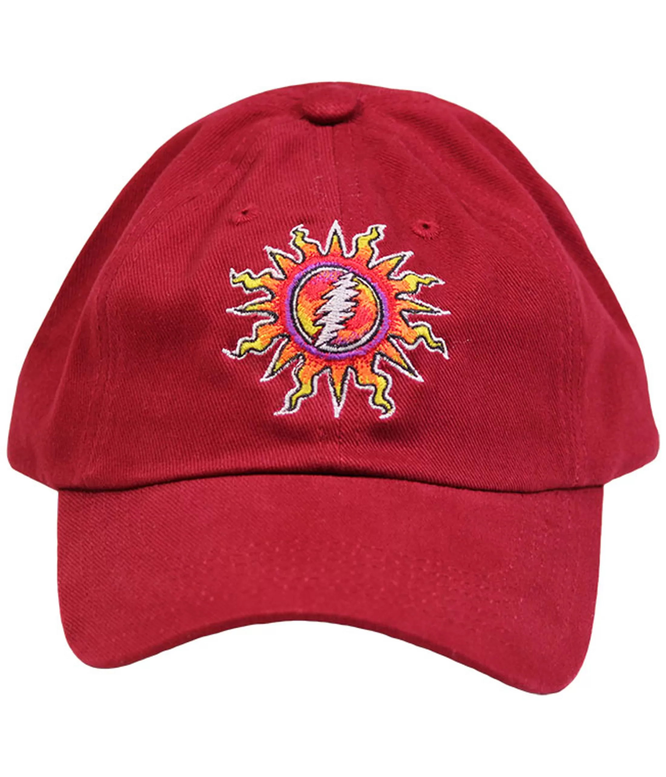 Hats | Grateful Dead<Liquid Blue GD Sunshine Lightning Red Hat