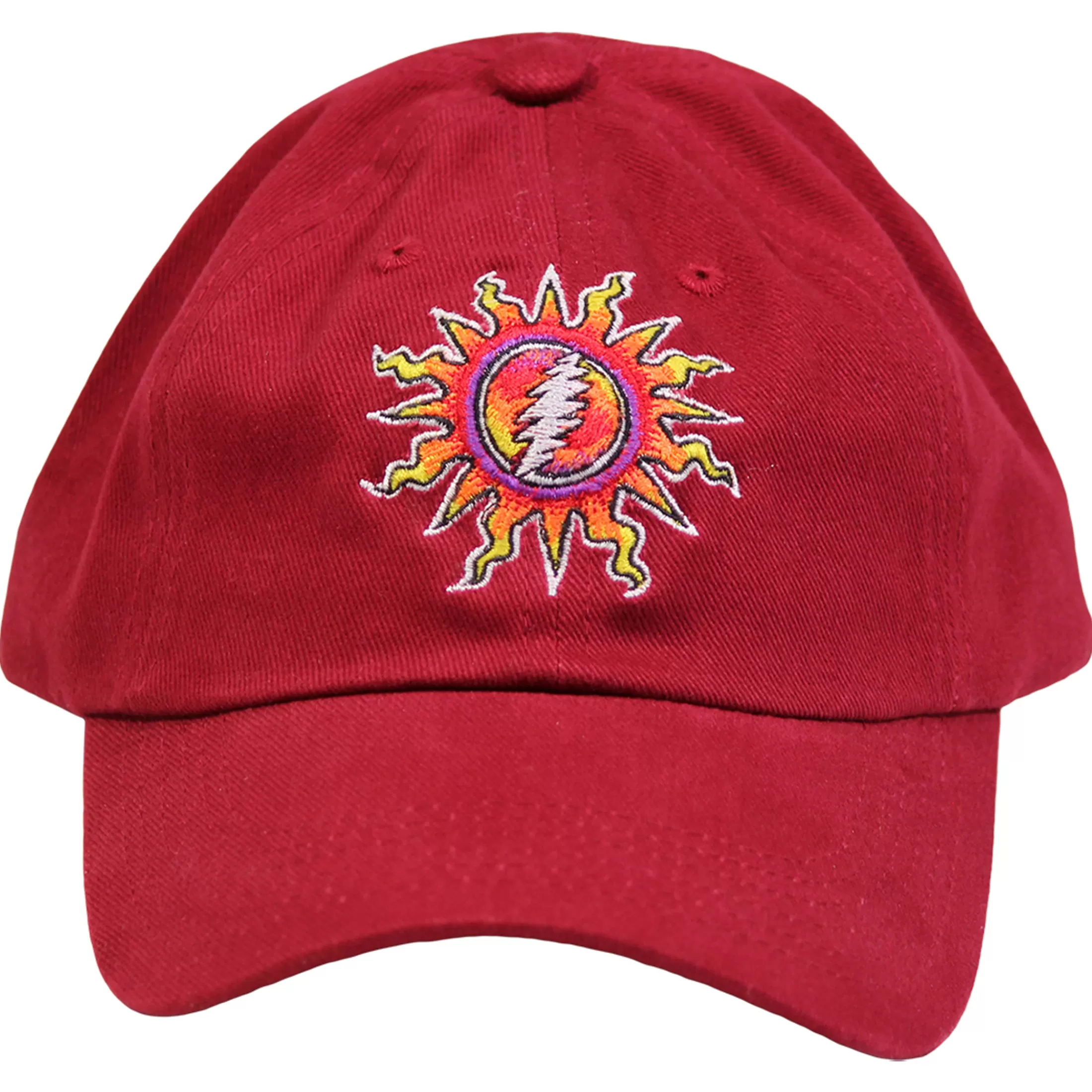 Hats | Grateful Dead<Liquid Blue GD Sunshine Lightning Red Hat