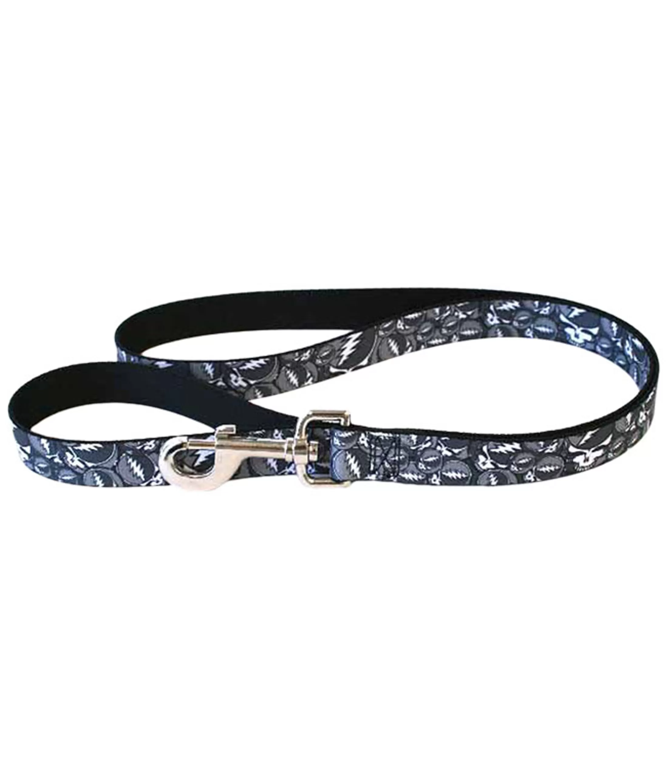 Grateful Dead<Liquid Blue GD SYF Black And Gray Dog Leash