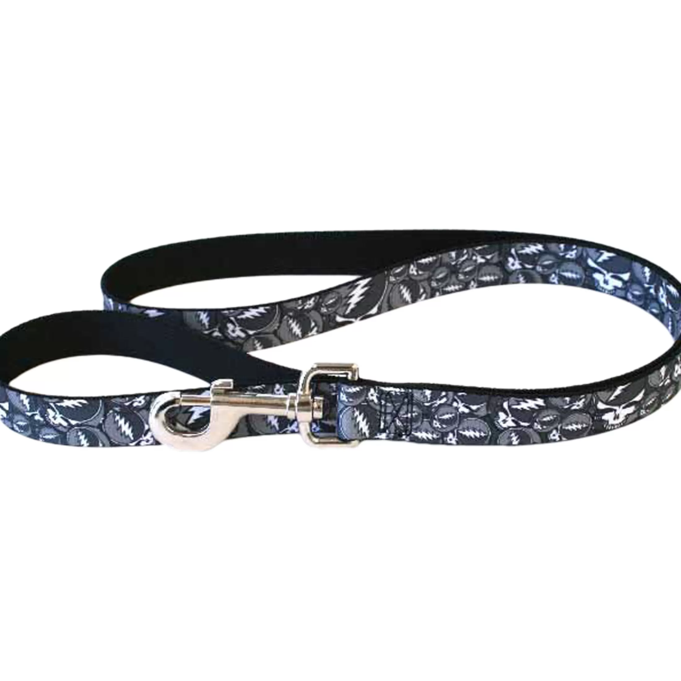 Grateful Dead<Liquid Blue GD SYF Black And Gray Dog Leash