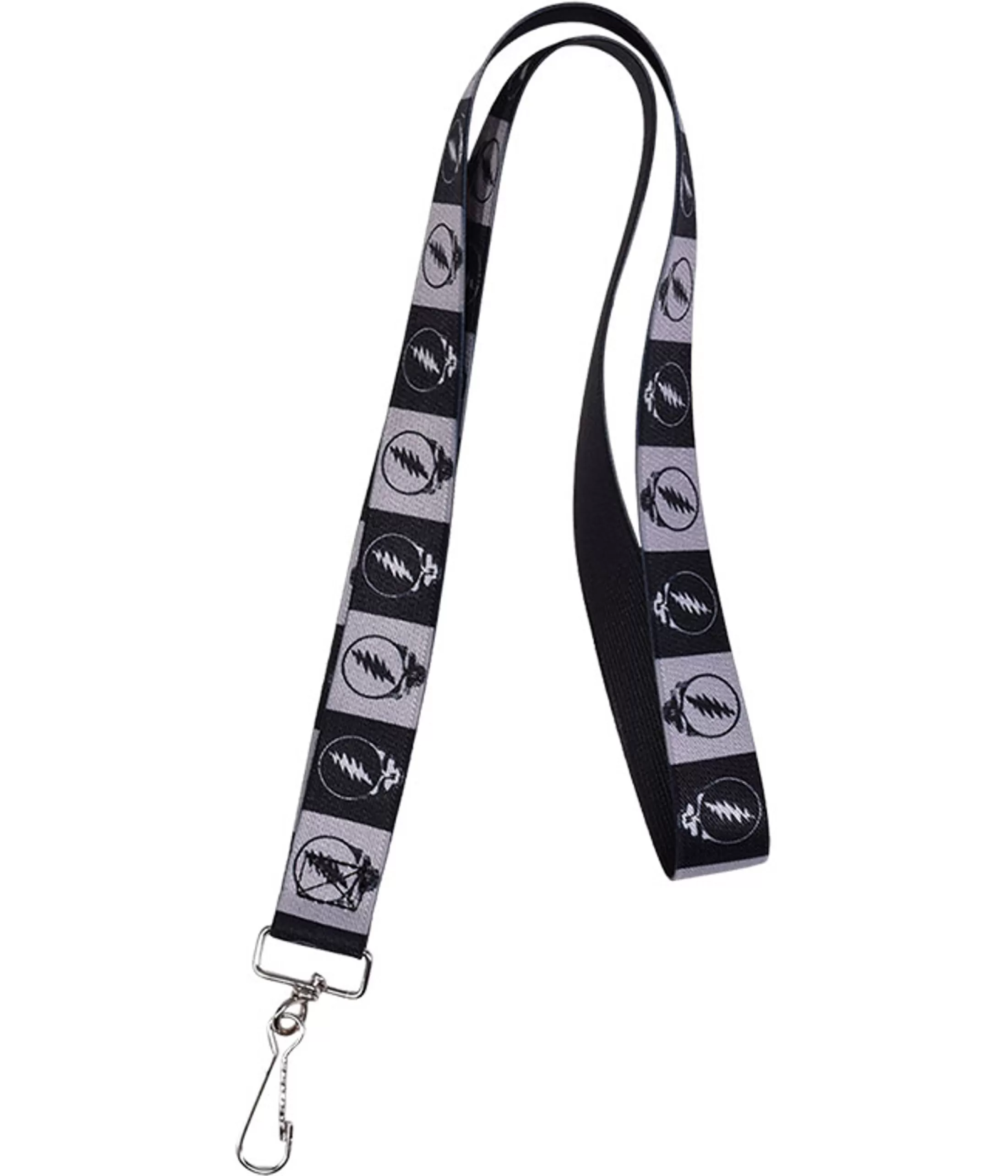 Lanyards | Keychains<Liquid Blue GD SYF Black and Gray Lanyard