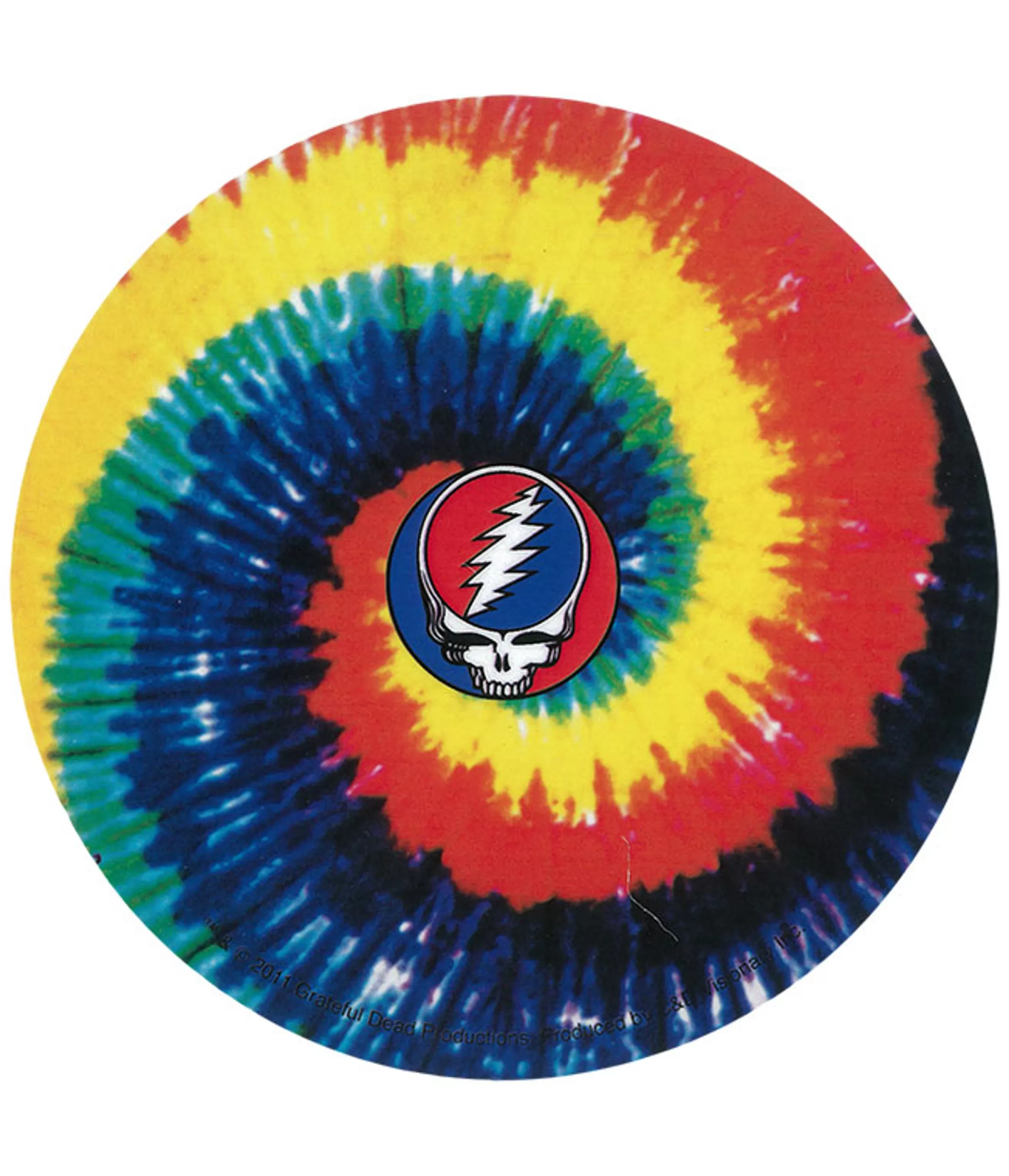 Grateful Dead<Liquid Blue GD SYF Spiral Dye Sticker