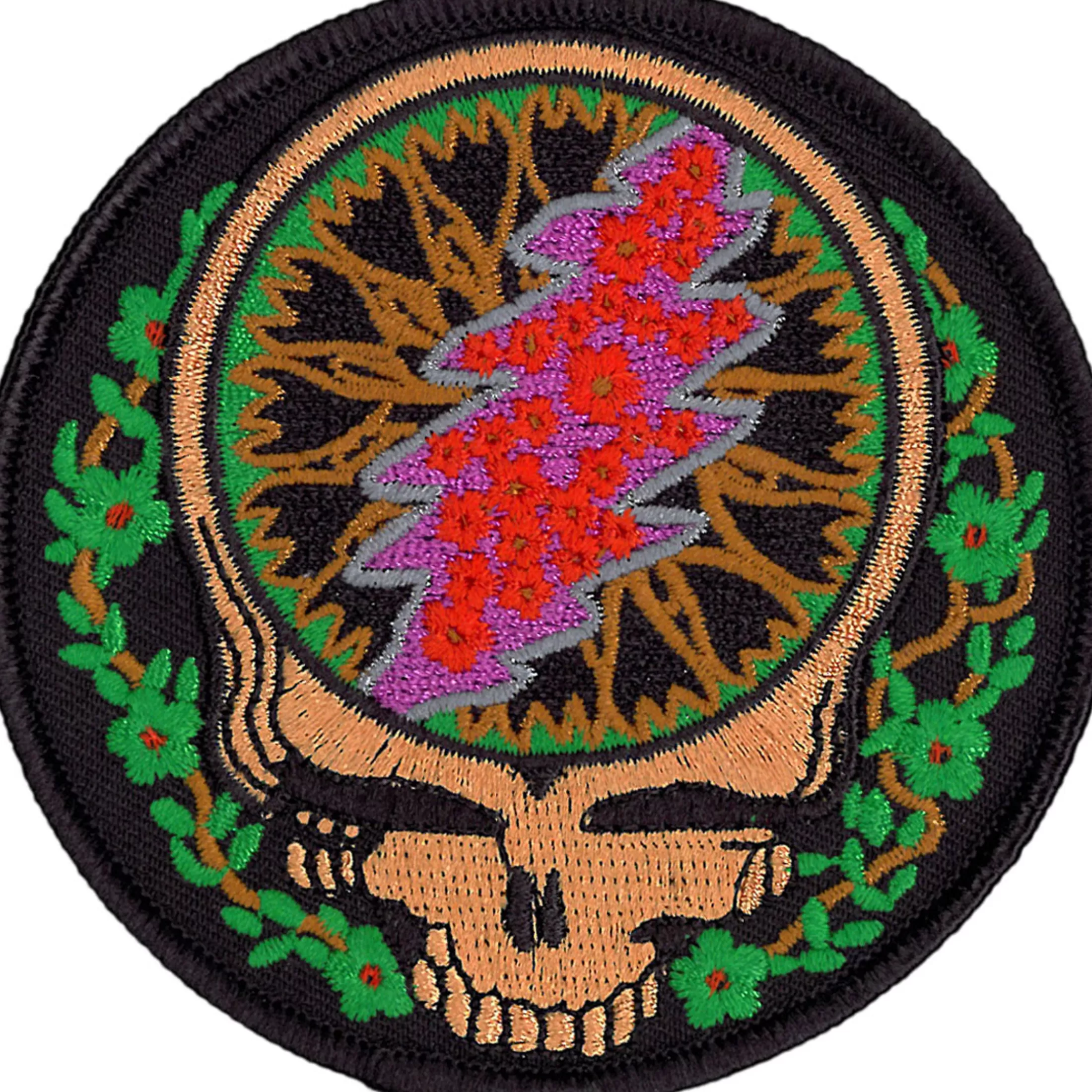 Patches | Grateful Dead<Liquid Blue GD SYF Vines And Roses Patch