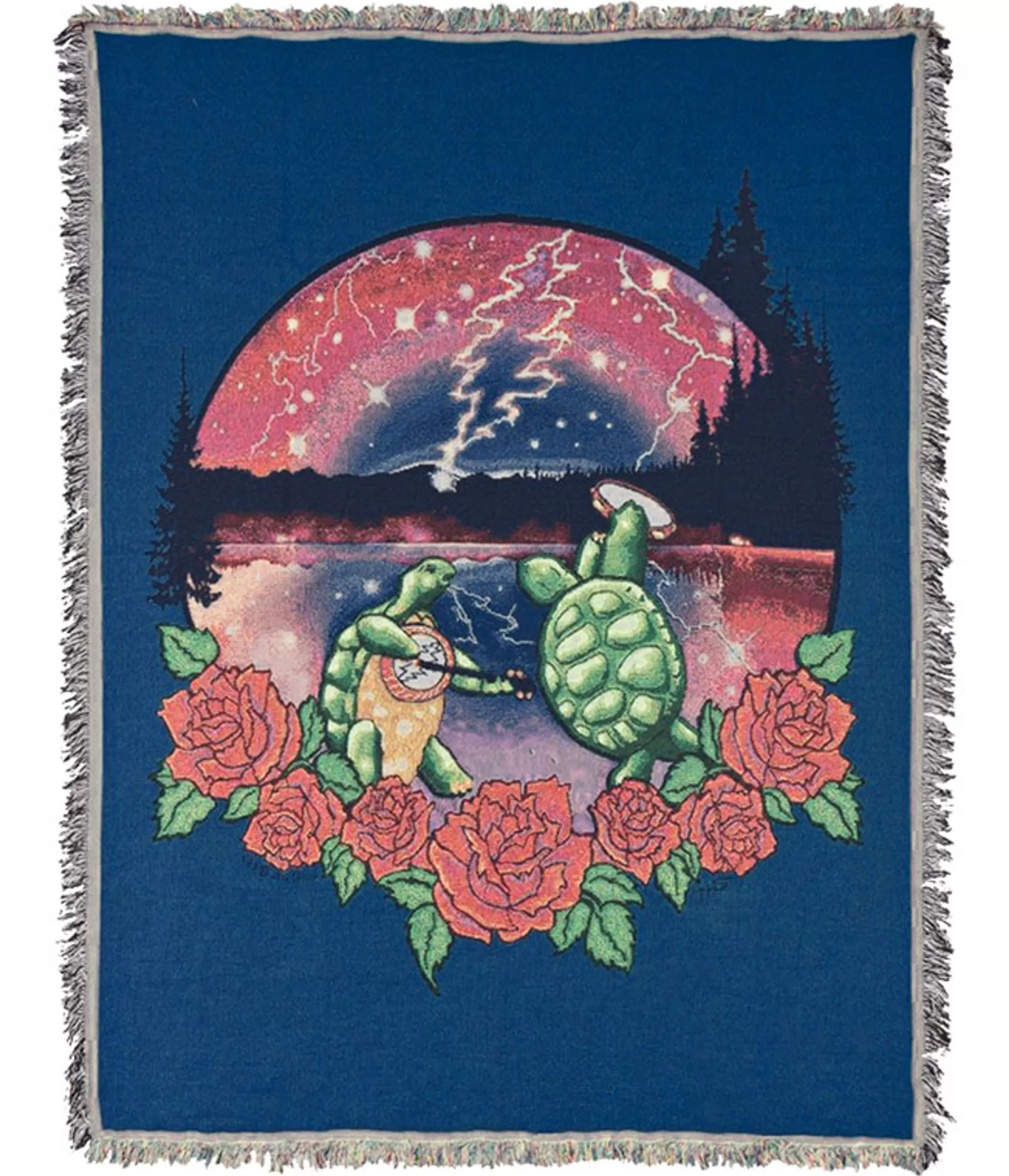 Grateful Dead | Classic<Liquid Blue GD Terrapin Lake Woven Blanket