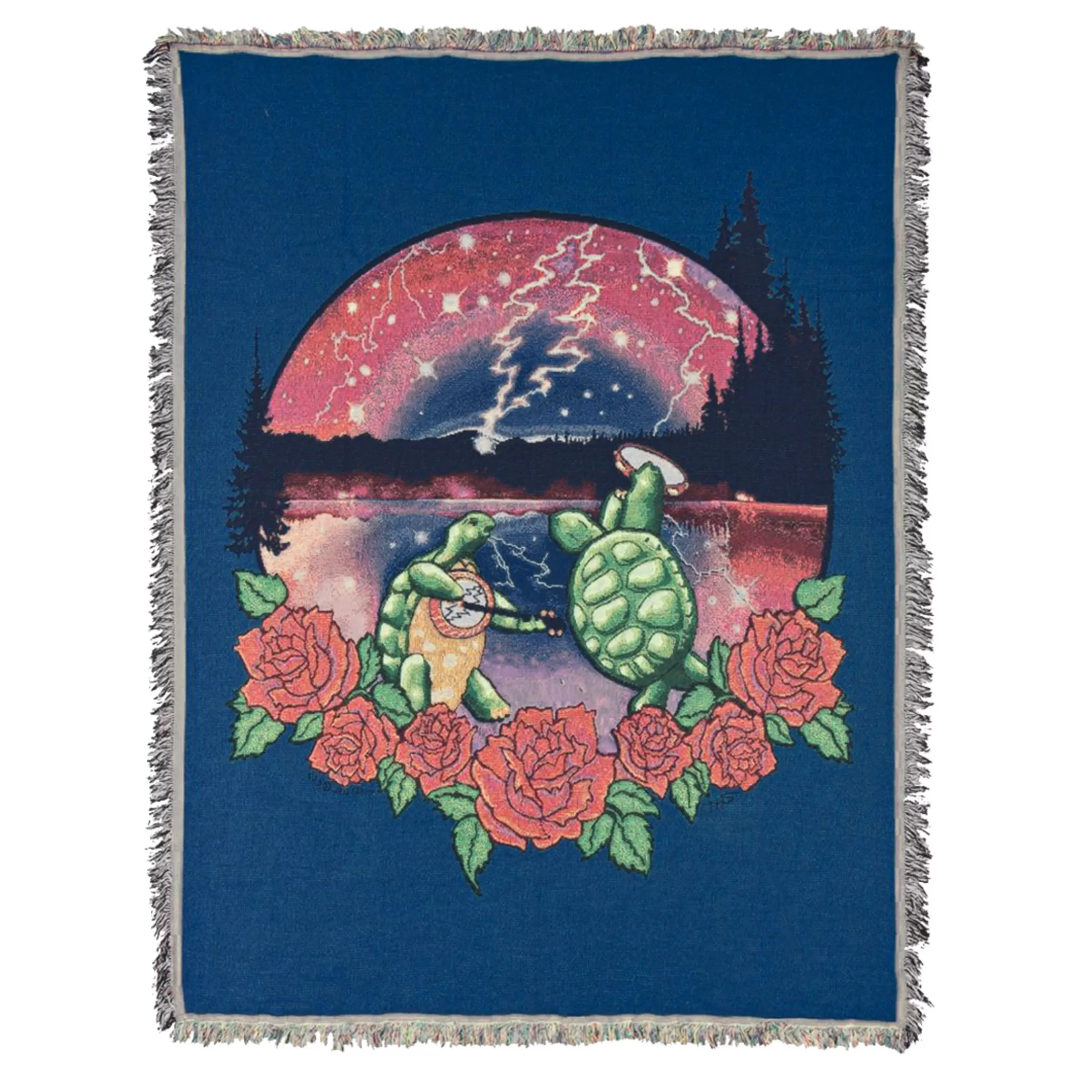 Grateful Dead | Classic<Liquid Blue GD Terrapin Lake Woven Blanket