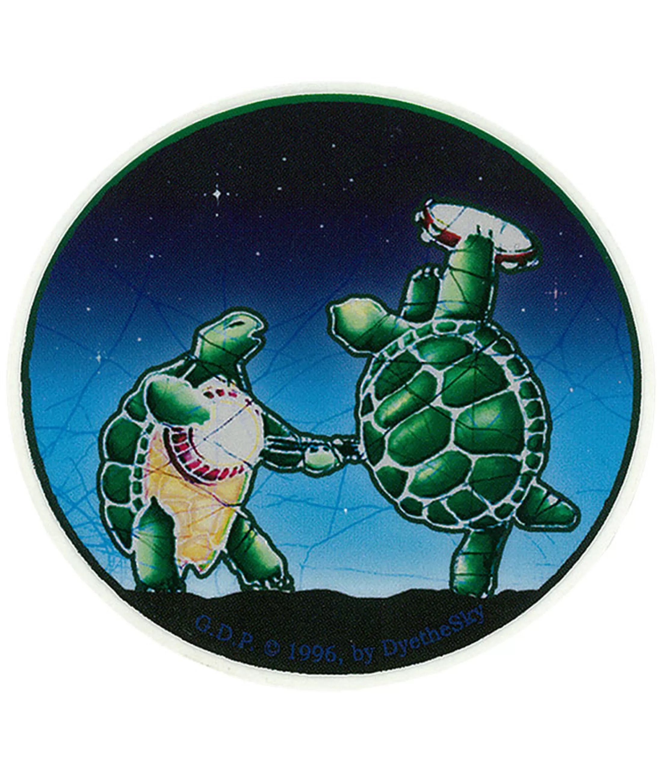 Grateful Dead | Classic<Liquid Blue GD Terrapin Station Mini Sticker