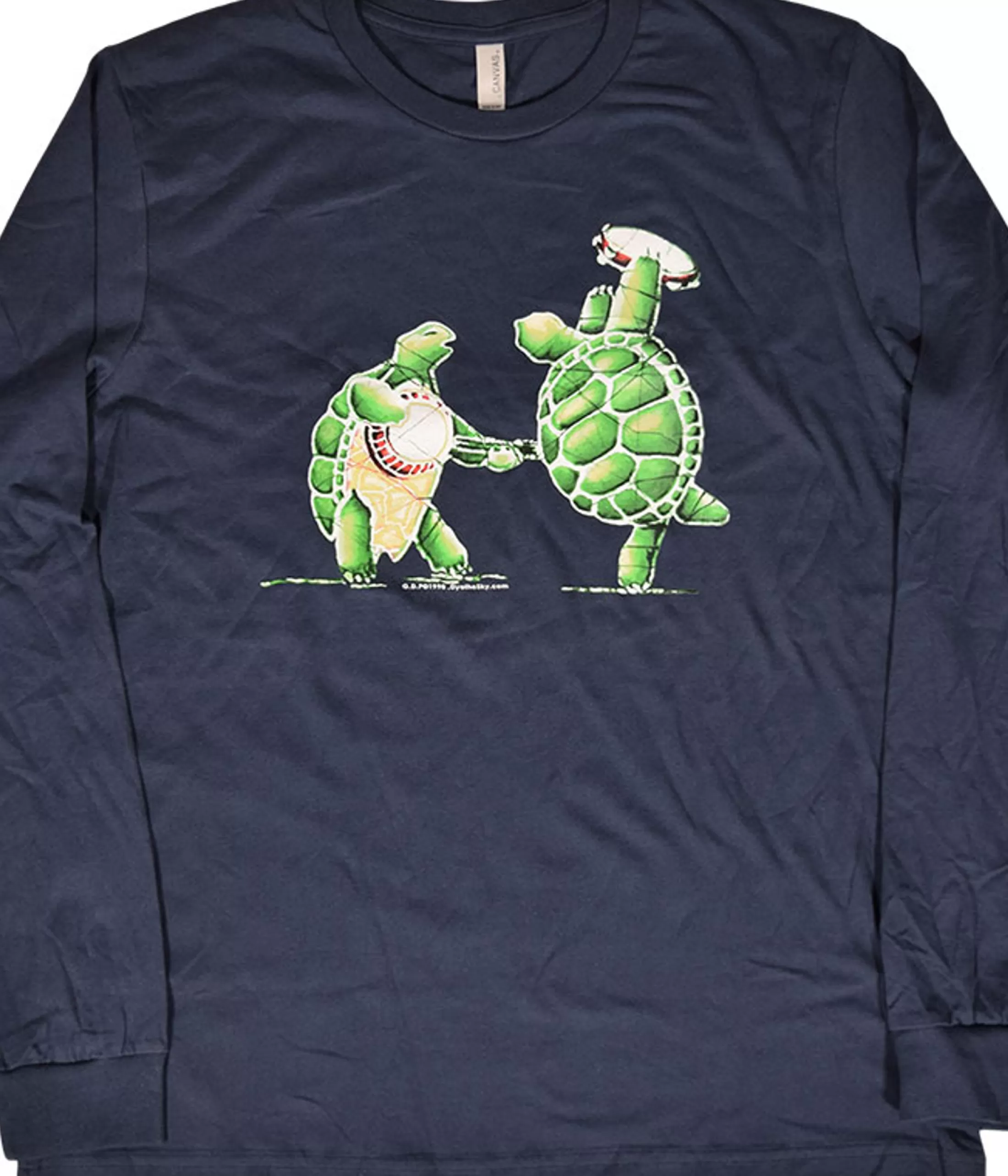 Long Sleeve | Grateful Dead<Liquid Blue GD Terrapin Station Navy Long Sleeve T-Shirt