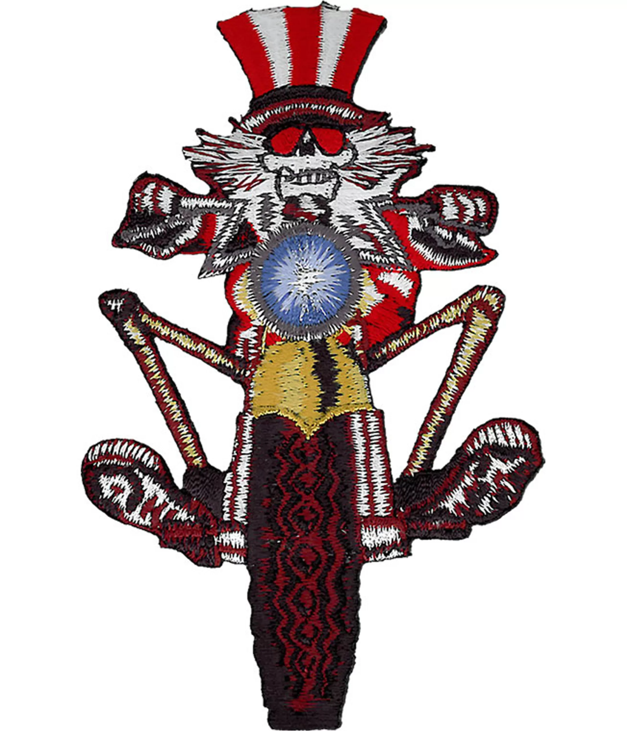 Patches | Grateful Dead<Liquid Blue GD Uncle Sam Patch