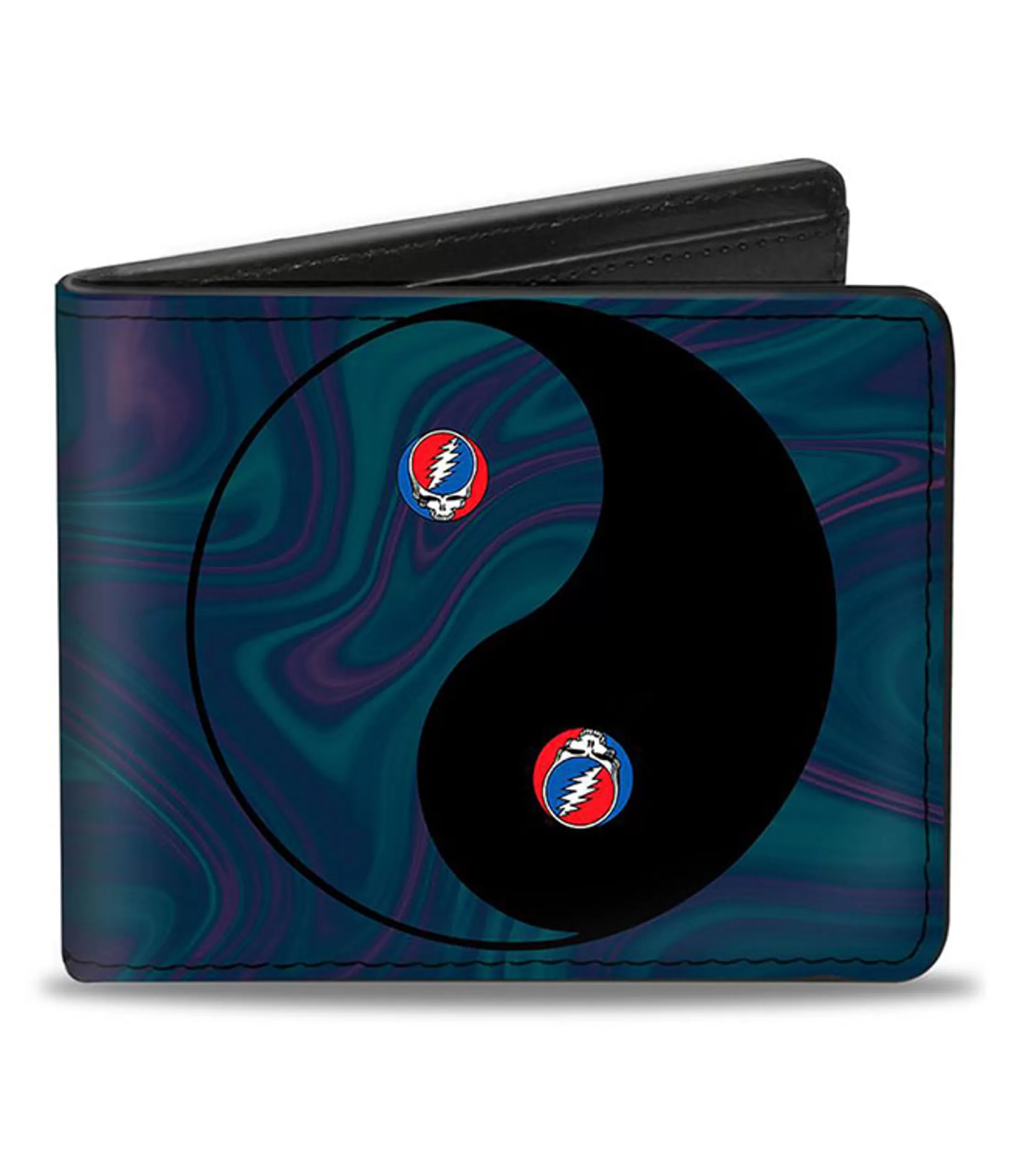 Wallets | Grateful Dead<Liquid Blue GD Ying Yang Swirl Bi-Fold Wallet