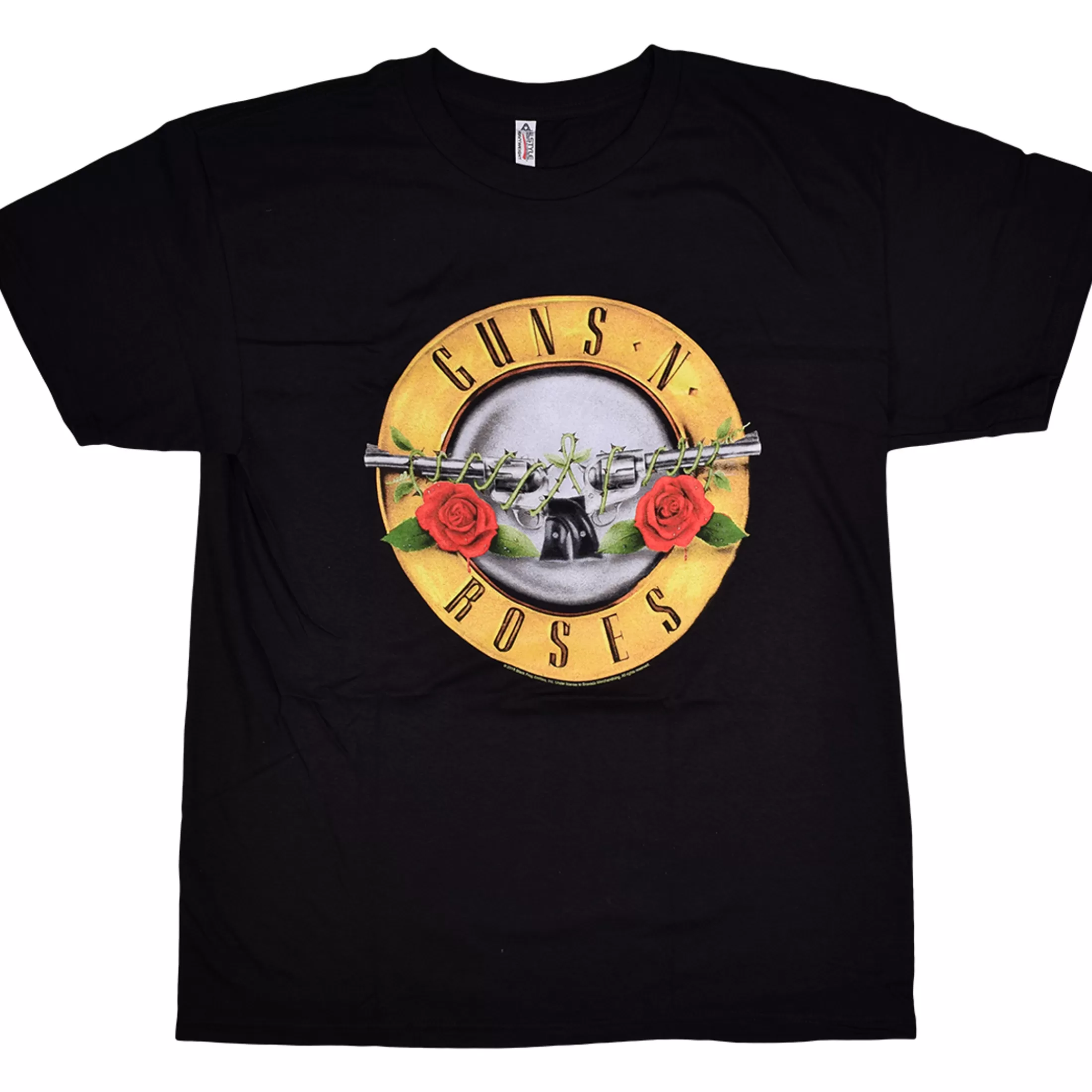 T-Shirt | Guns N Roses<Liquid Blue GNR Bullet Logo Black T-Shirt