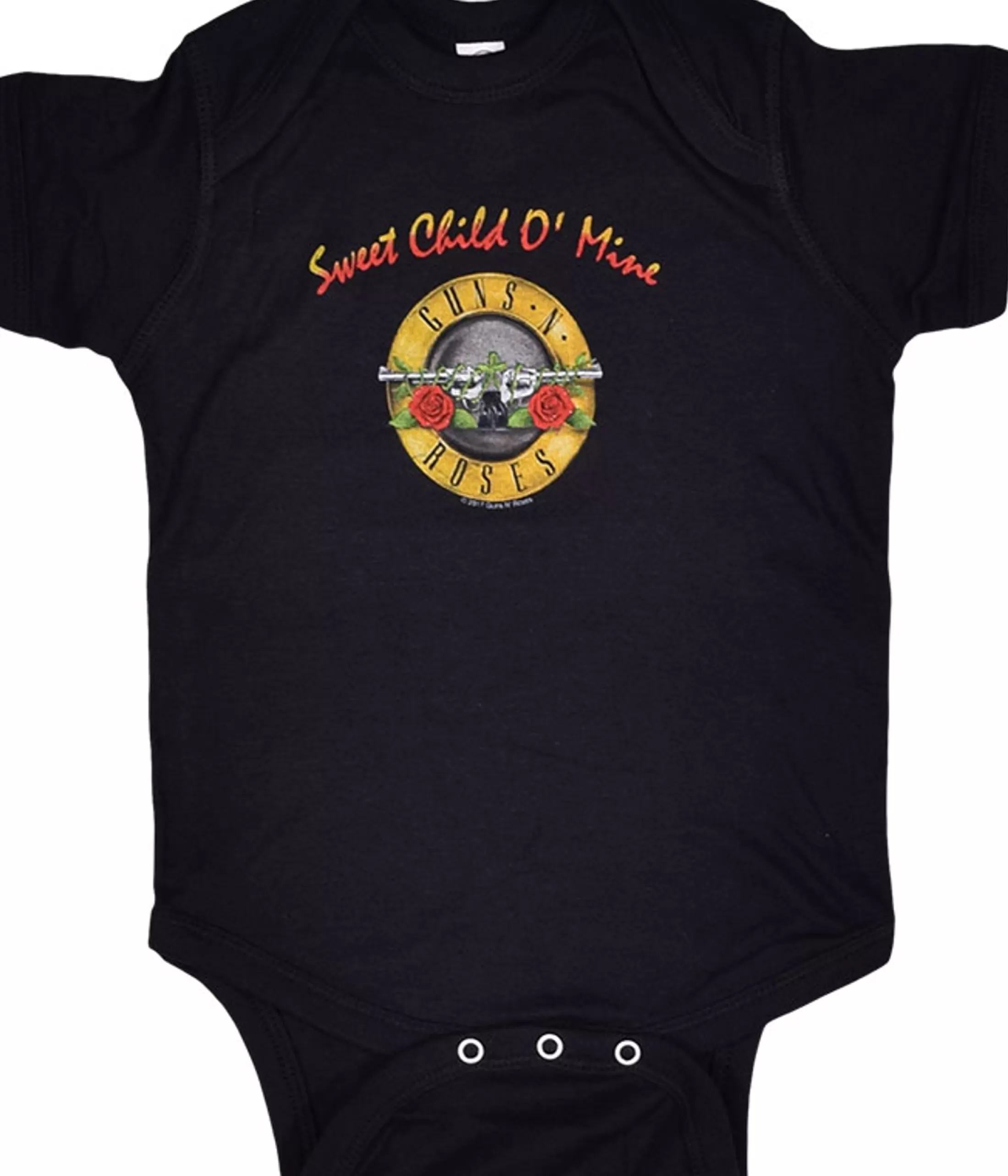 Onesies | Guns N Roses<Liquid Blue GNR Sweet Child Black Onesie