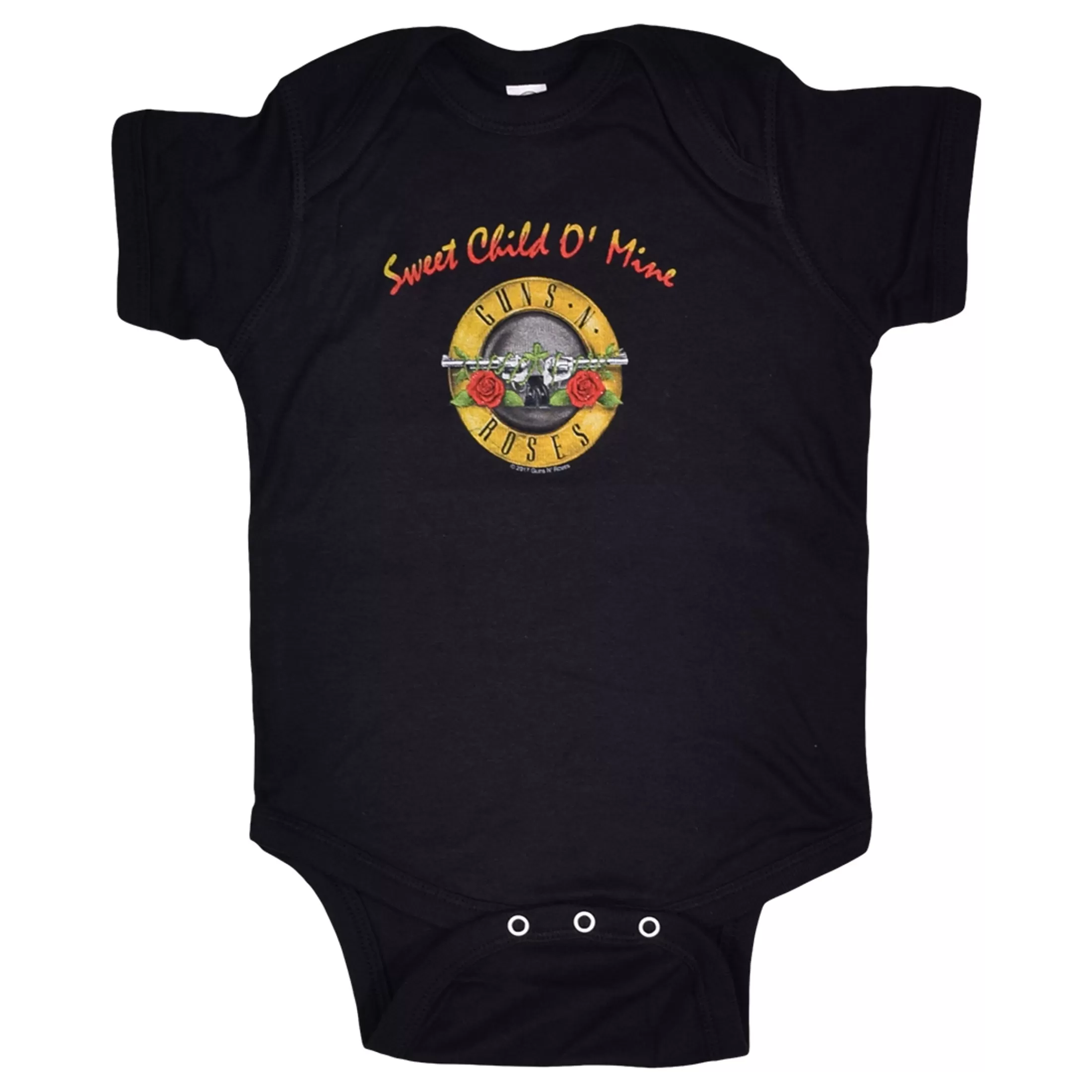 Onesies | Guns N Roses<Liquid Blue GNR Sweet Child Black Onesie