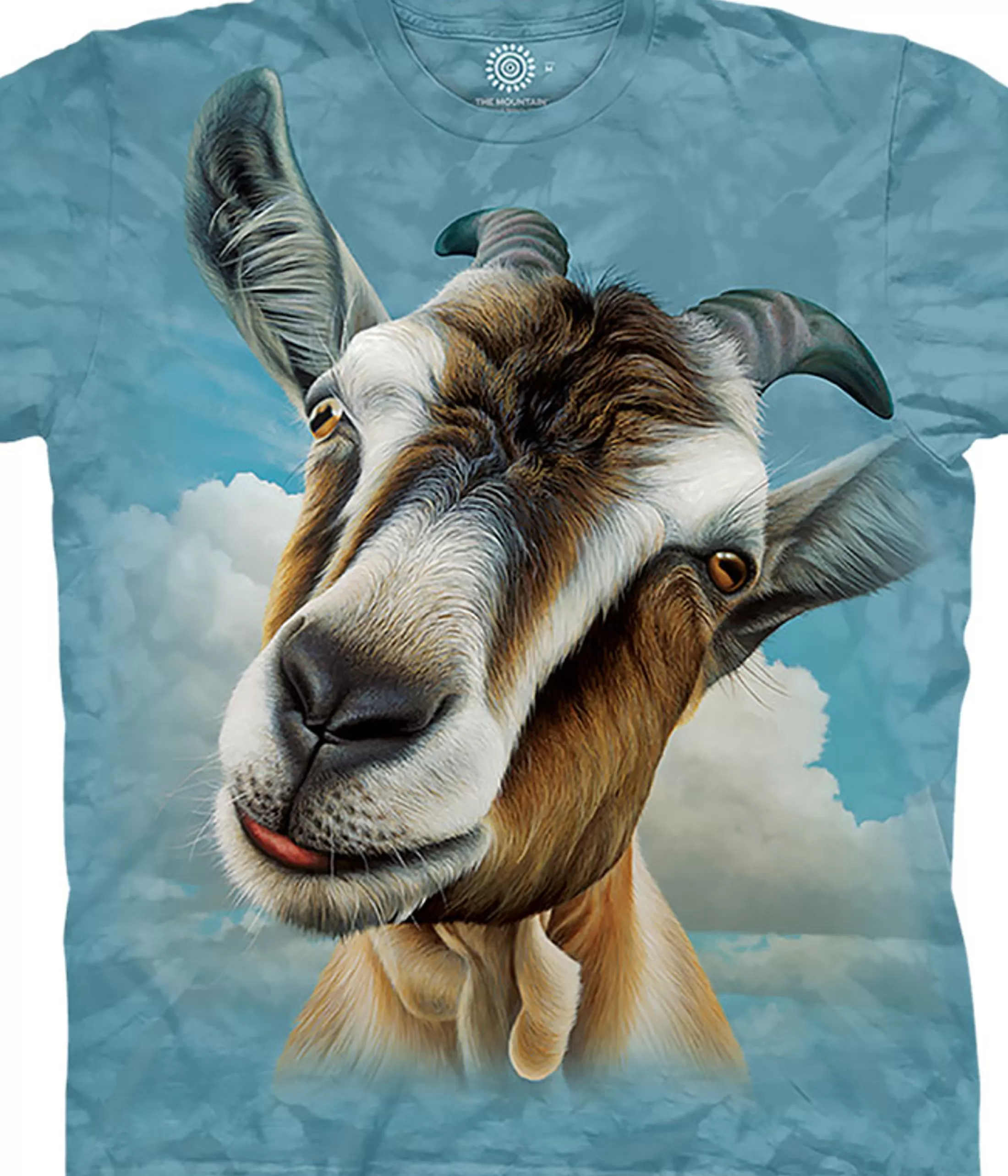 T-Shirt | Farm<Liquid Blue Goat Head Classic Cotton T-Shirt