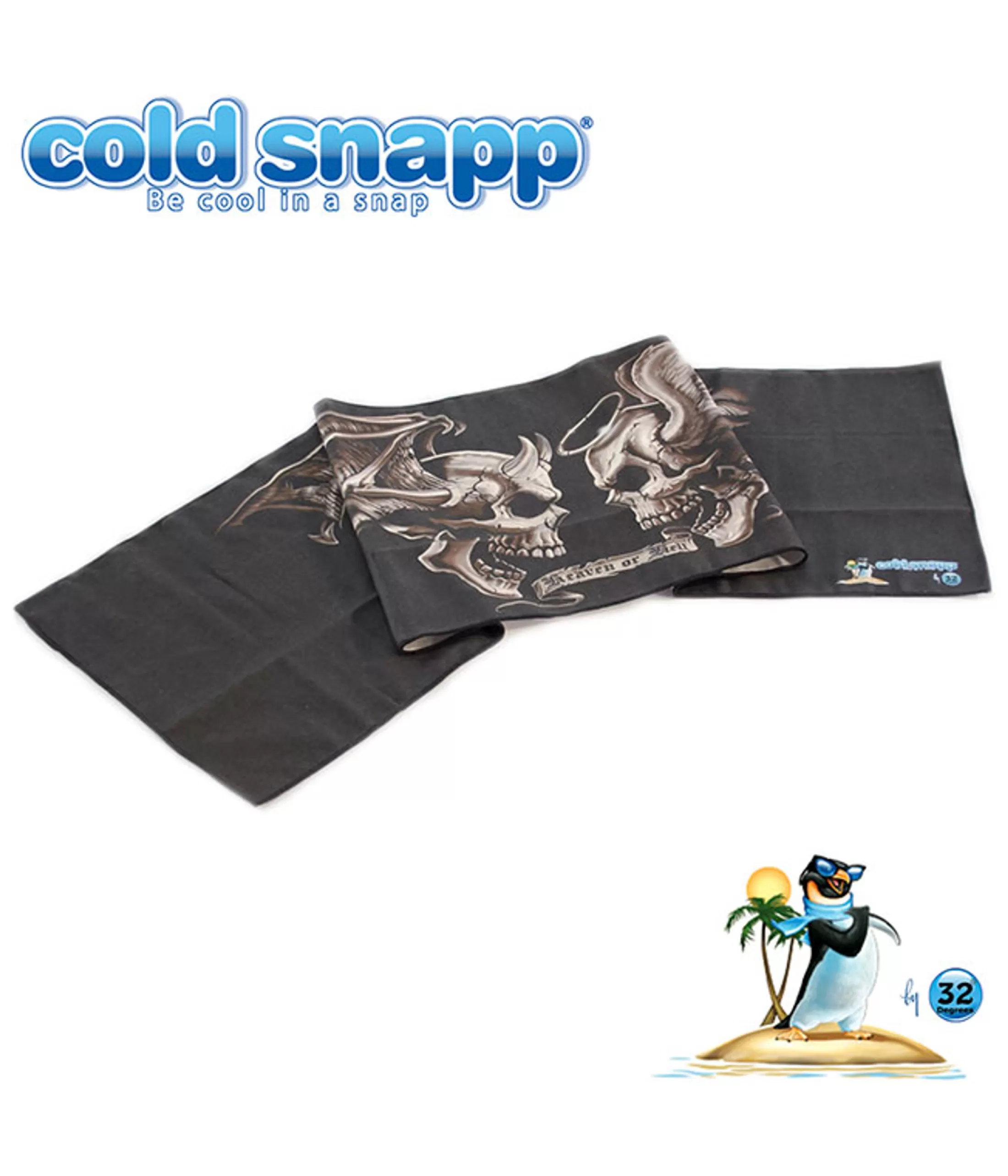 Cold Snapp<Liquid Blue Good And Evil Sports Towel