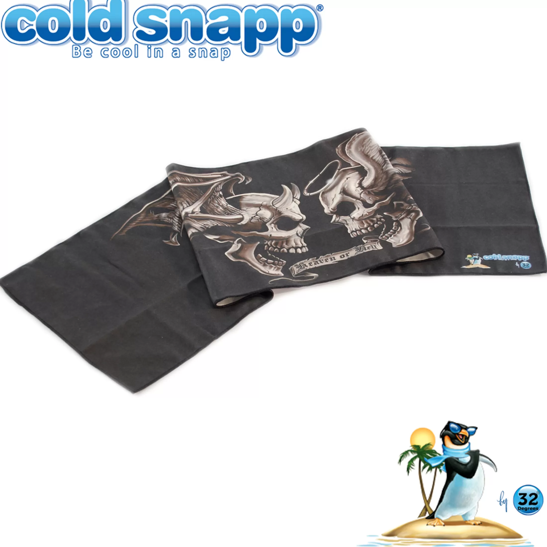 Cold Snapp<Liquid Blue Good And Evil Sports Towel