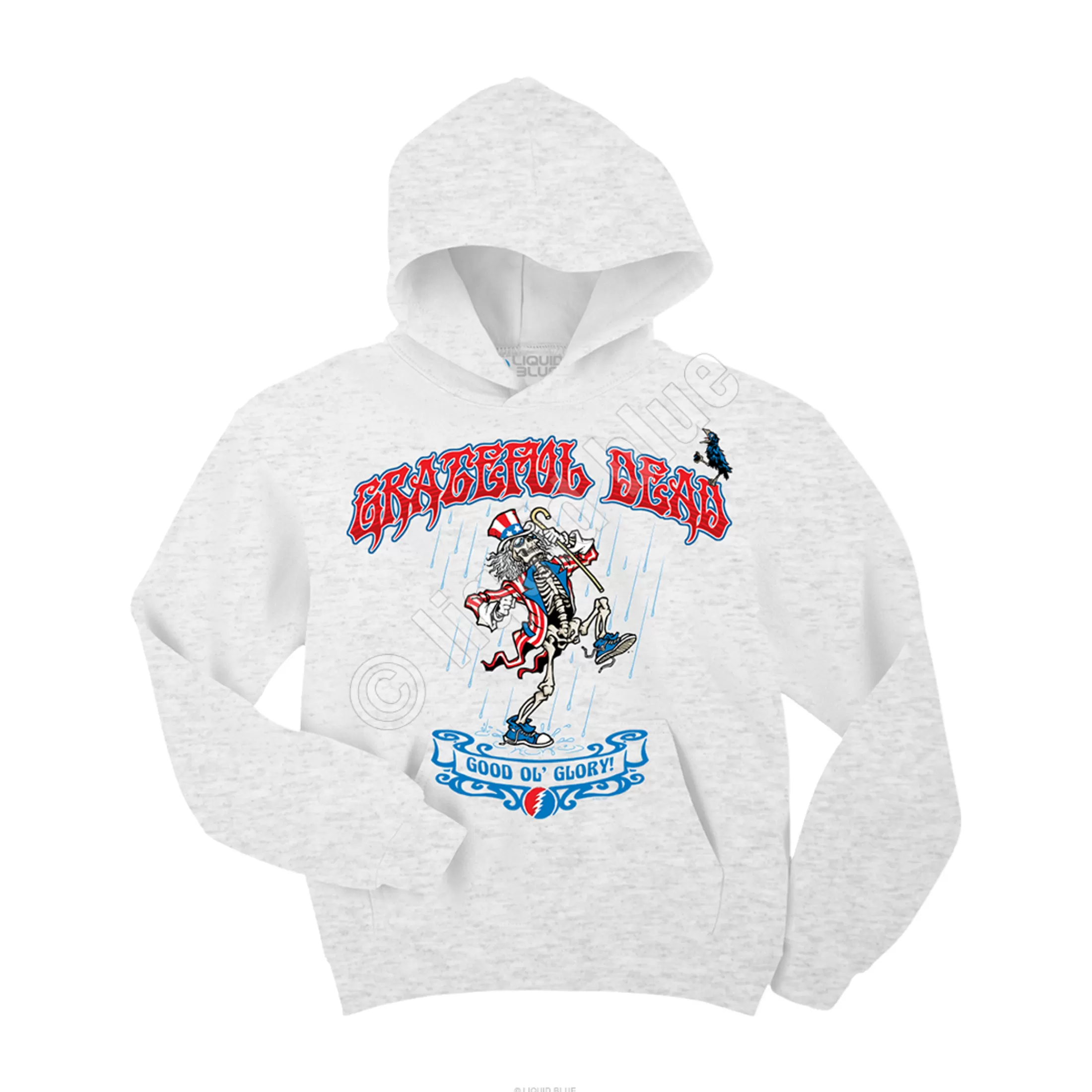 Hoodie | Grateful Dead<Liquid Blue Good 'Ol Glory Custom Hoodie