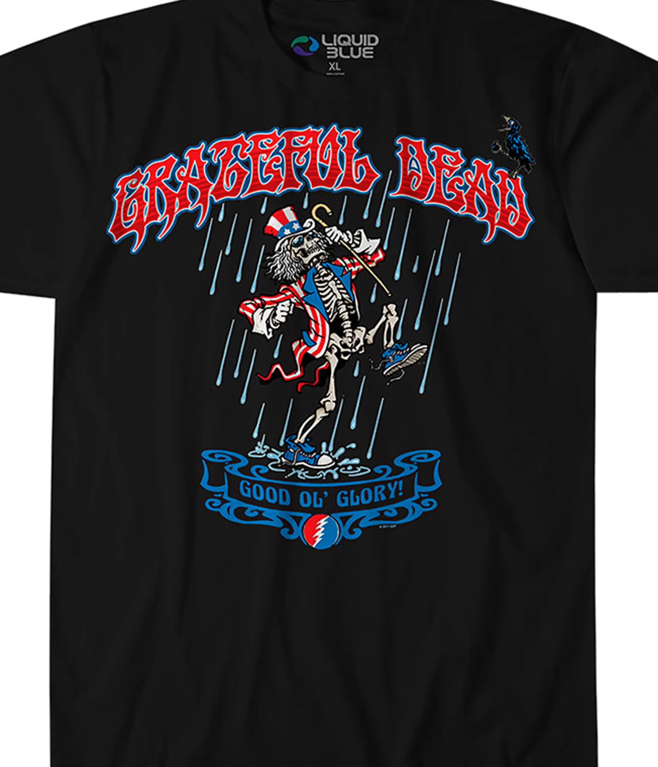 T-Shirt | Grateful Dead<Liquid Blue Good Ol Glory Custom T-Shirt