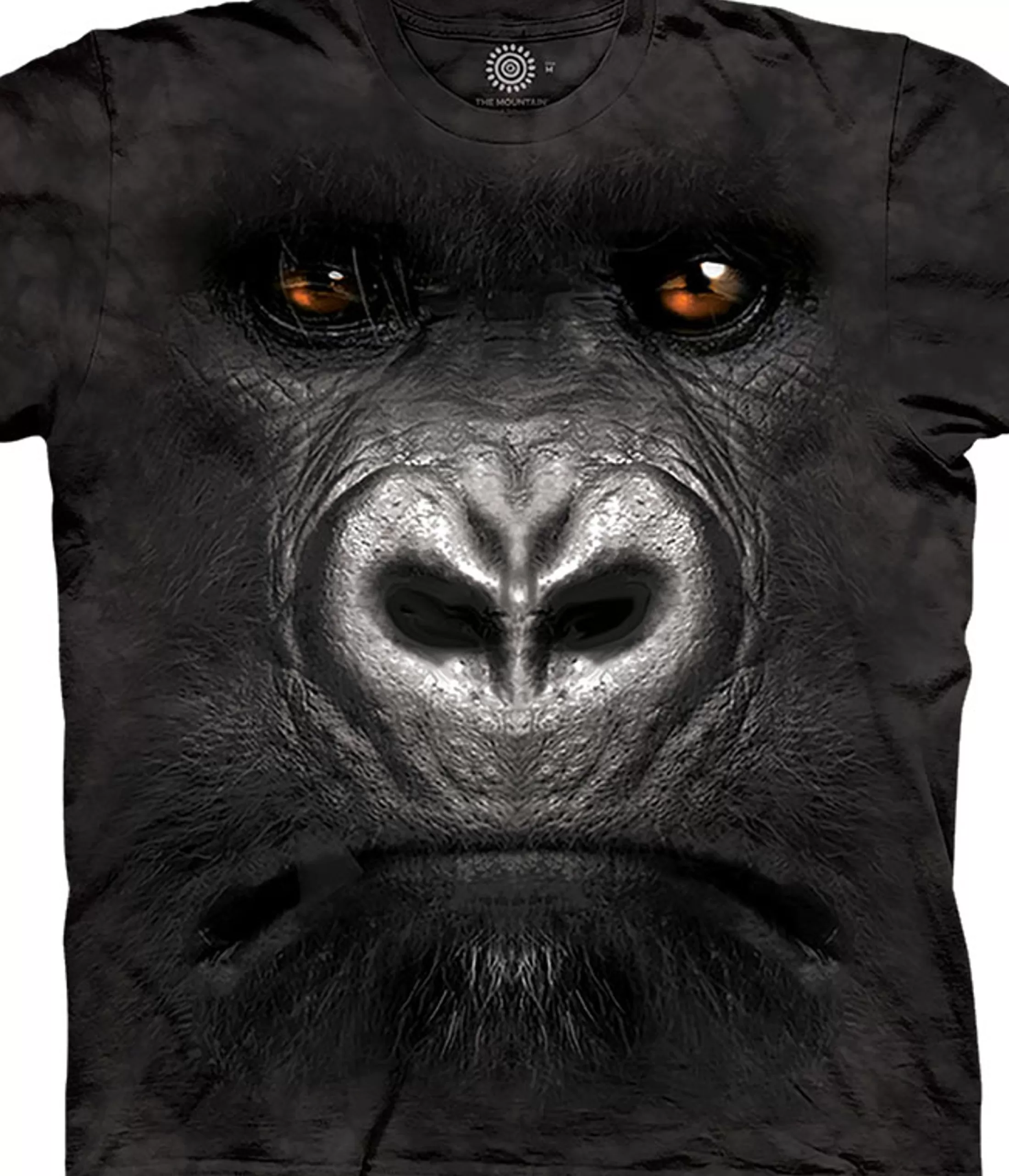 T-Shirt<Liquid Blue Gorilla Face Classic Cotton T-Shirt