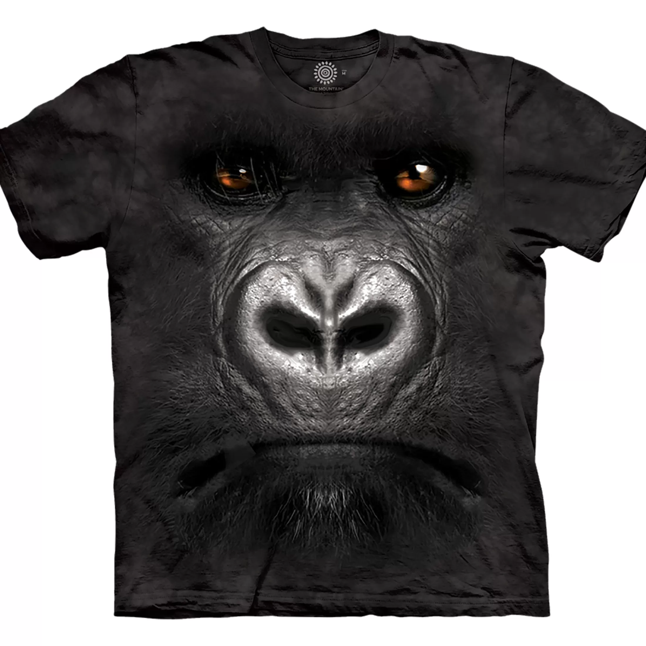 T-Shirt<Liquid Blue Gorilla Face Classic Cotton T-Shirt