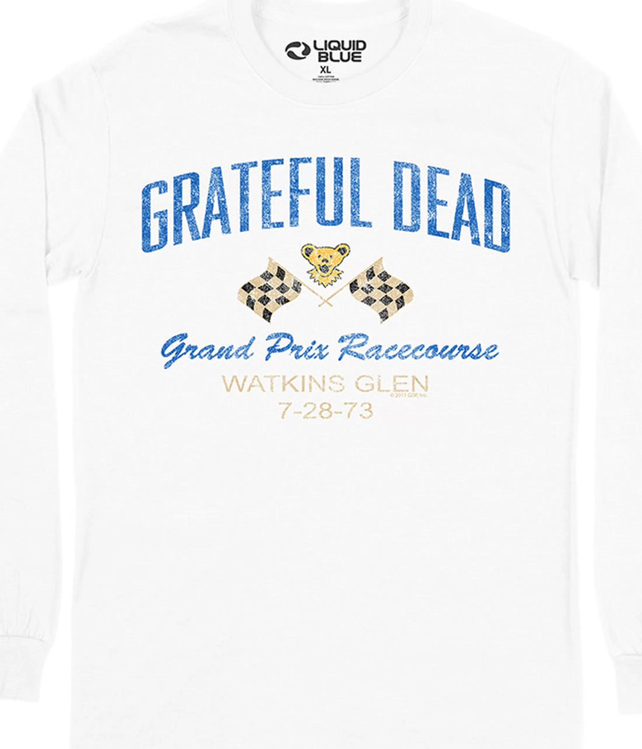 Long Sleeve | Grateful Dead<Liquid Blue Grand Prix Long Sleeve T-Shirt