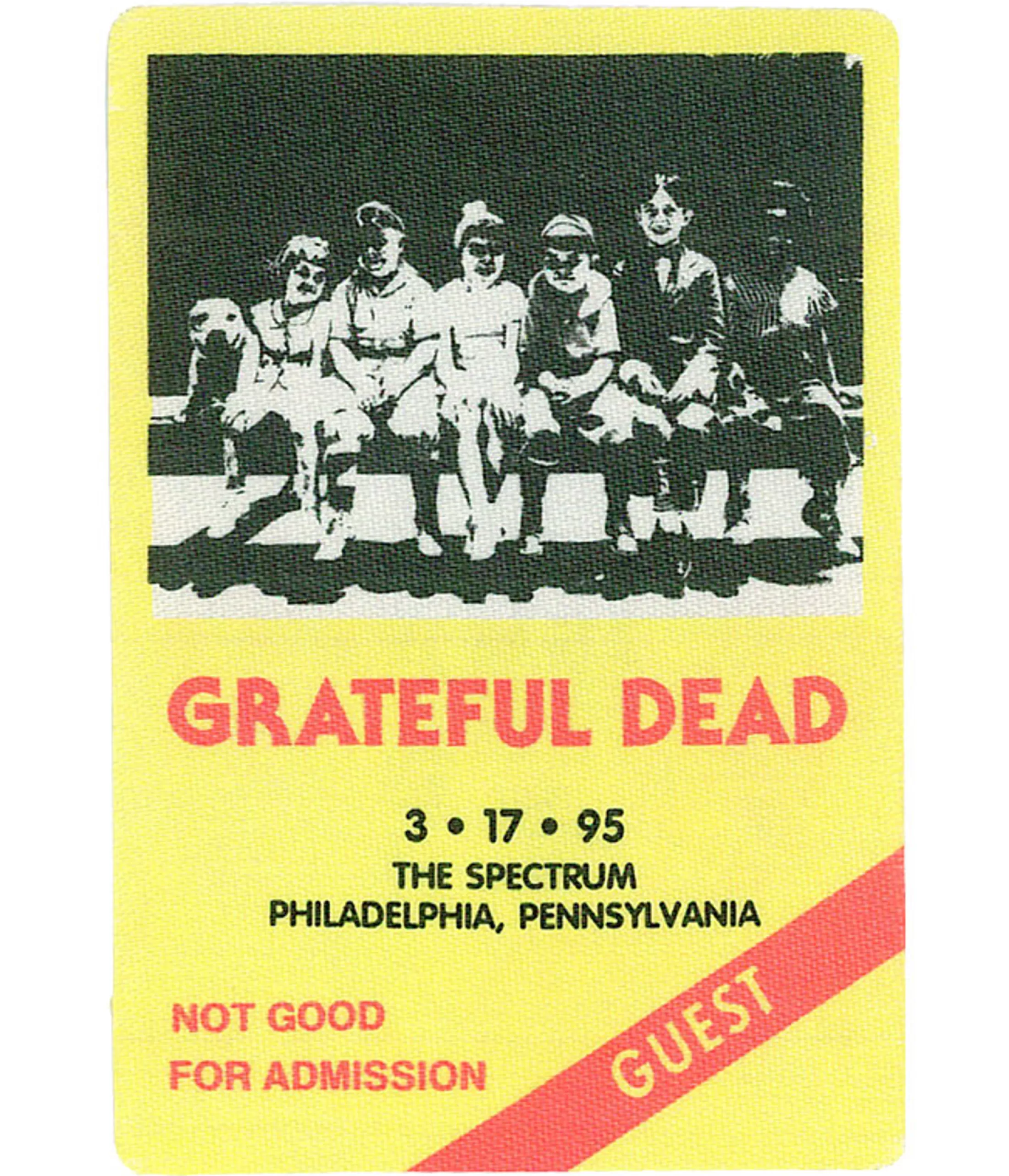 Grateful Dead<Liquid Blue Grateful Dead 1995 03-17 Backstage Pass