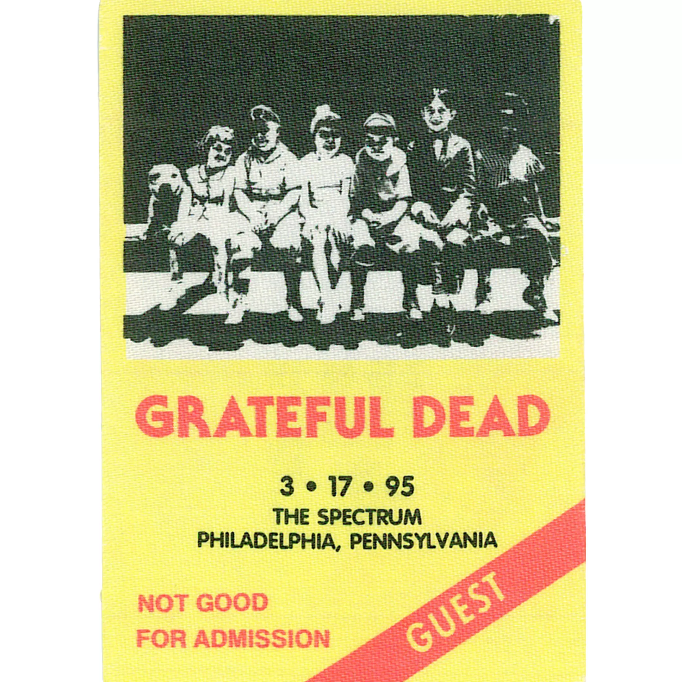 Grateful Dead<Liquid Blue Grateful Dead 1995 03-17 Backstage Pass