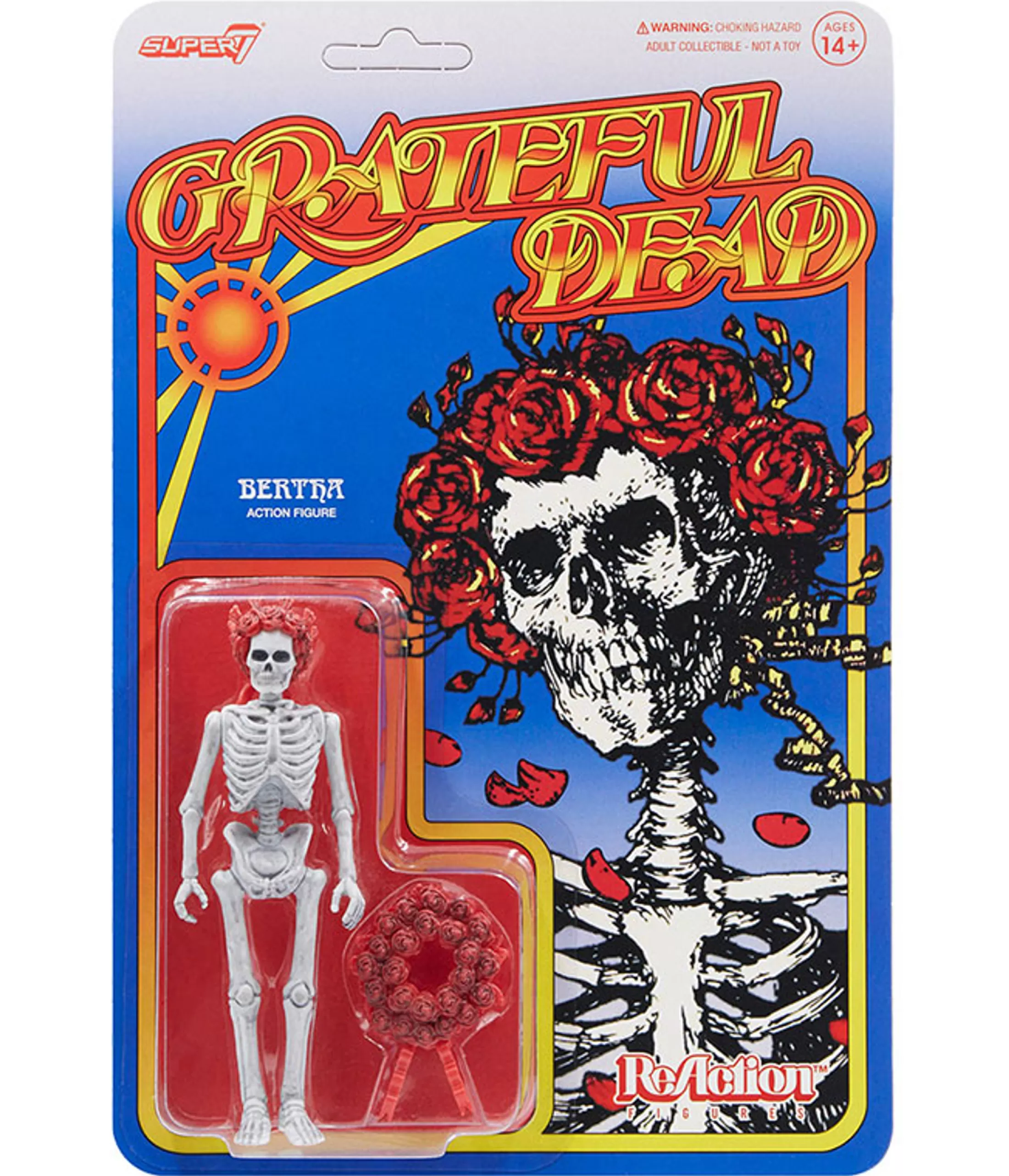 Grateful Dead<Liquid Blue Grateful Dead Bertha ReAction Figure