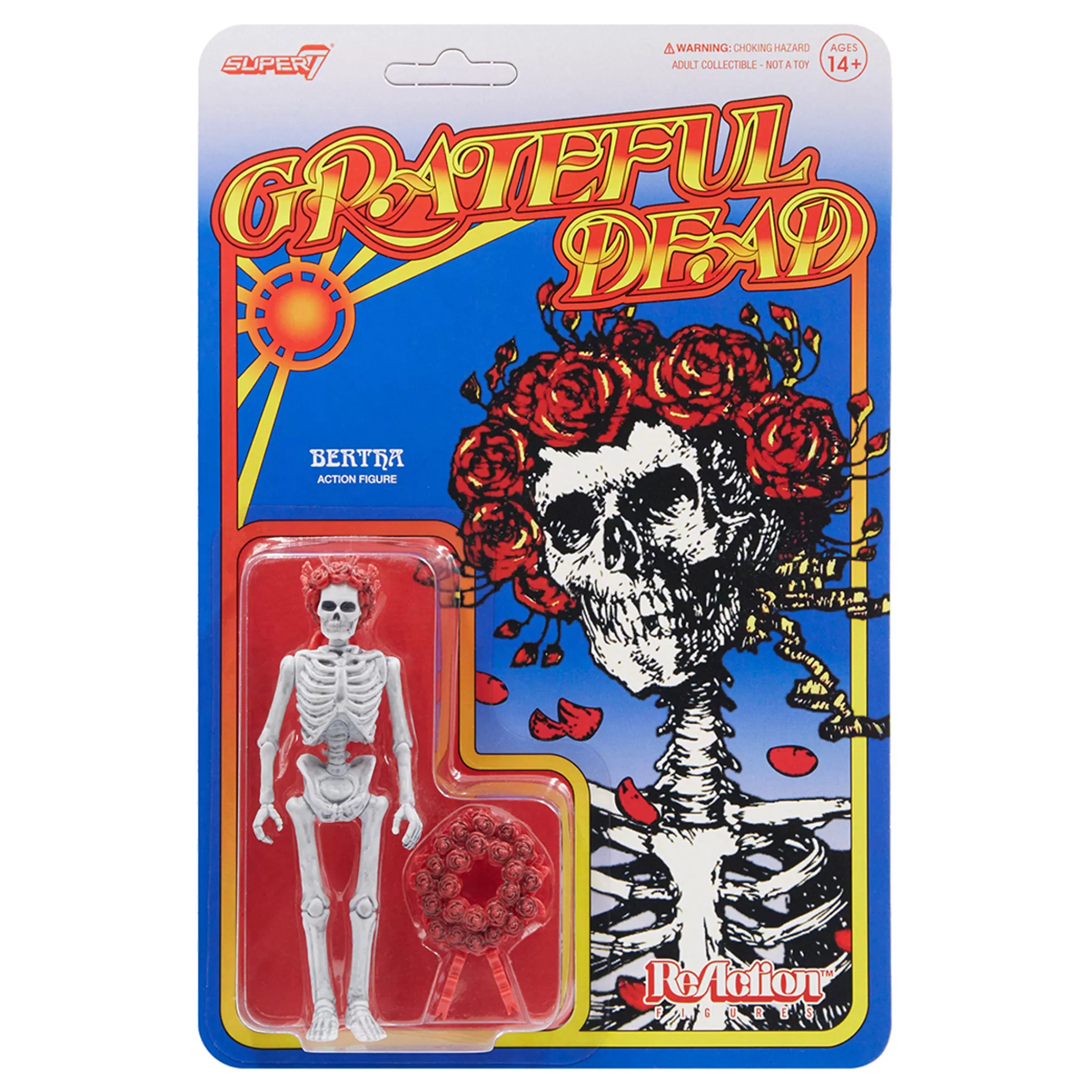 Grateful Dead<Liquid Blue Grateful Dead Bertha ReAction Figure