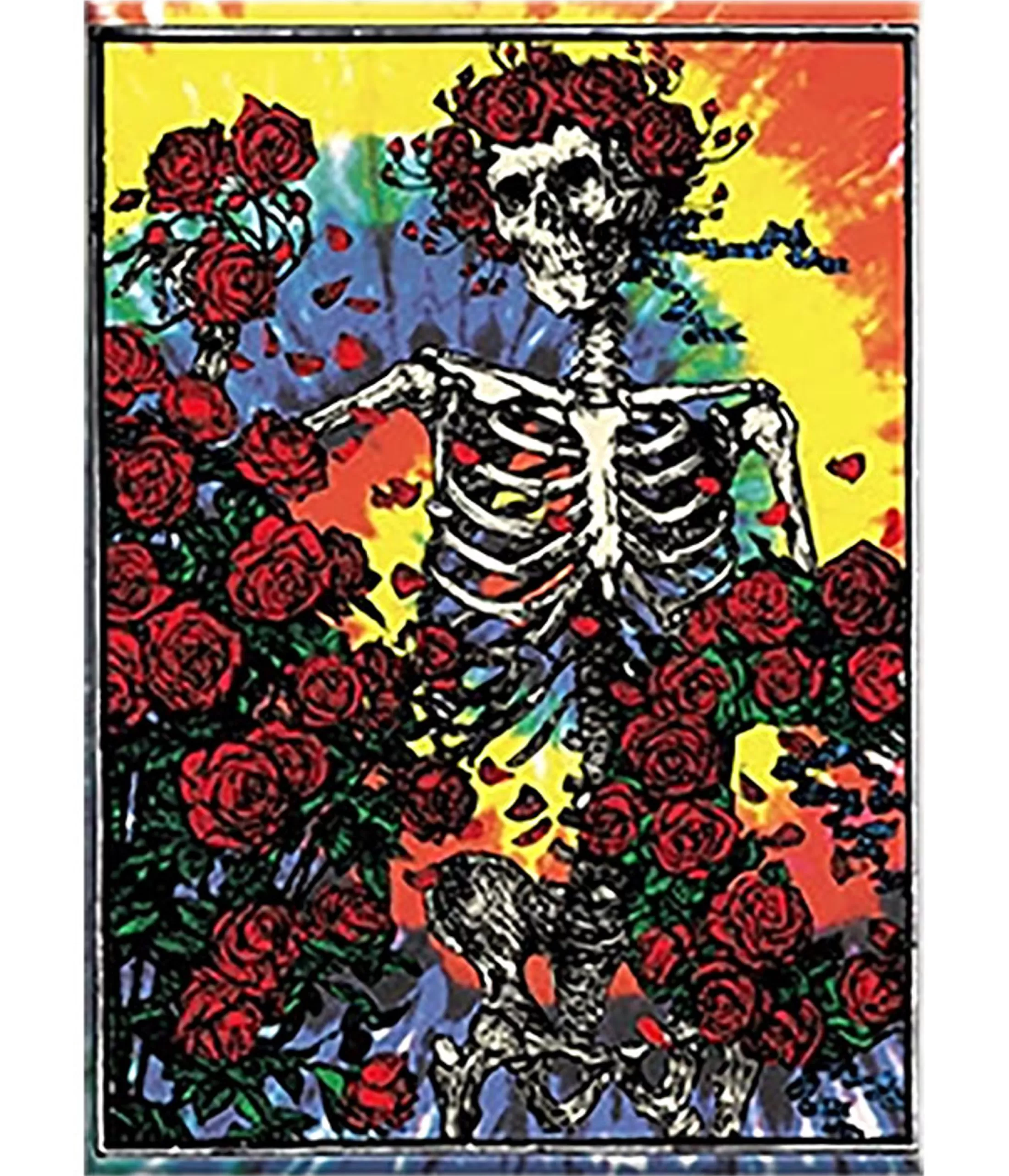 Grateful Dead | Classic<Liquid Blue Grateful Dead Bertha Woodcut Magnet