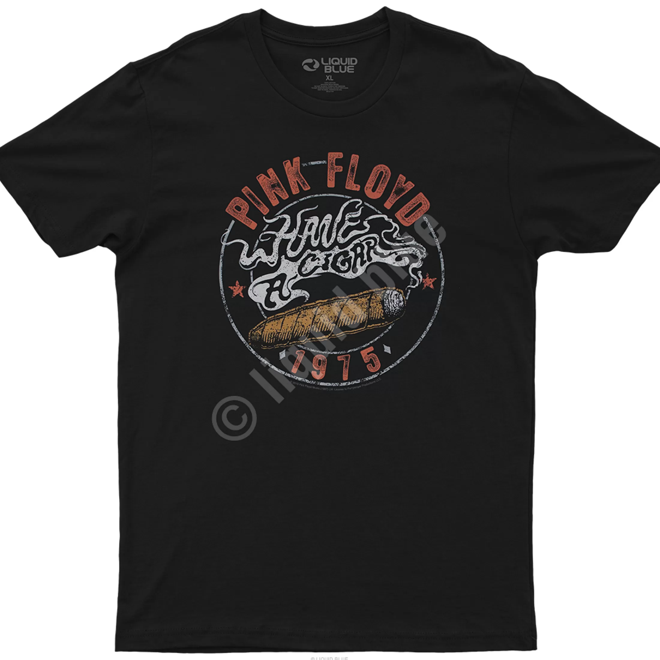 Athletic T-Shirt | Pink Floyd<Liquid Blue Gravy Train Black Athletic T-Shirt