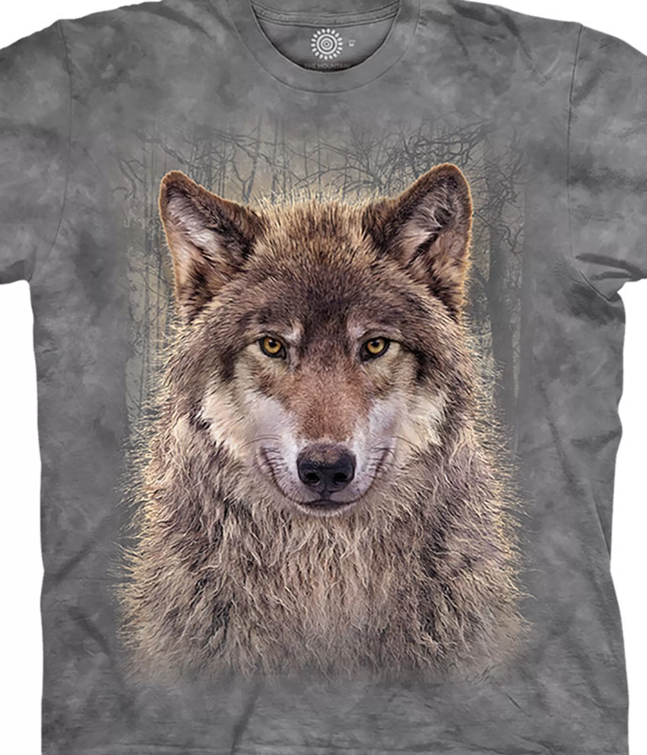 T-Shirt | Wolf Shirt Collection<Liquid Blue Gray Wolf Forest Classic Cotton T-Shirt