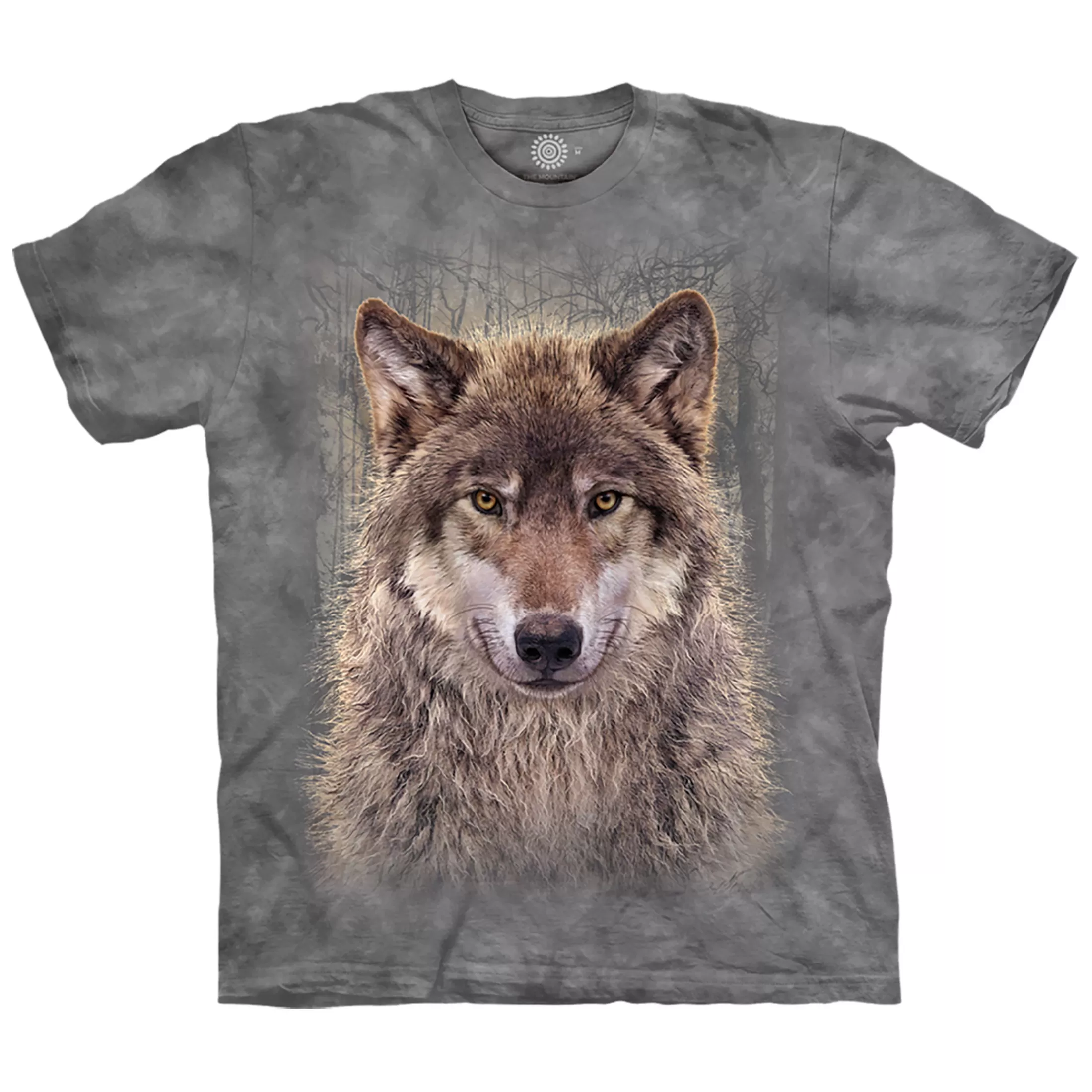 T-Shirt | Wolf Shirt Collection<Liquid Blue Gray Wolf Forest Classic Cotton T-Shirt