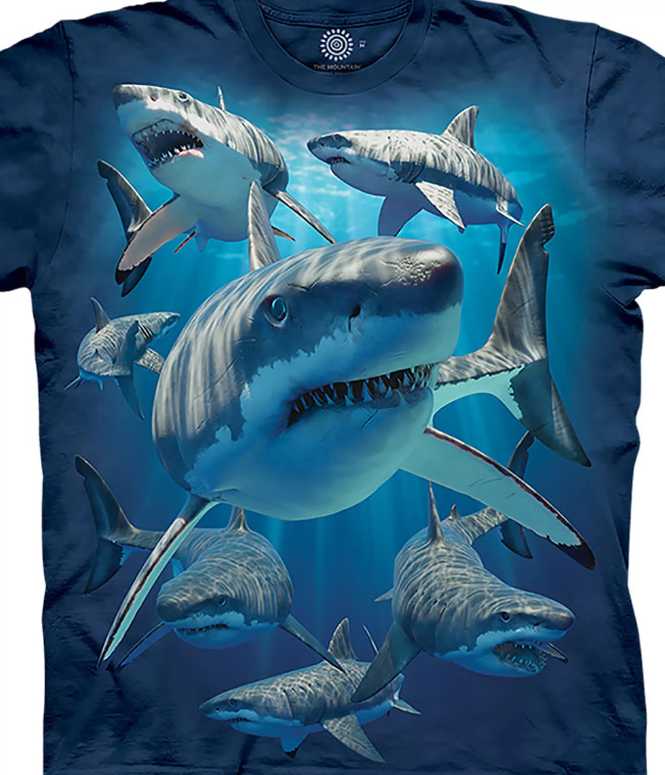 T-Shirt | Aquatic<Liquid Blue Great Whites Classic Cotton T-Shirt