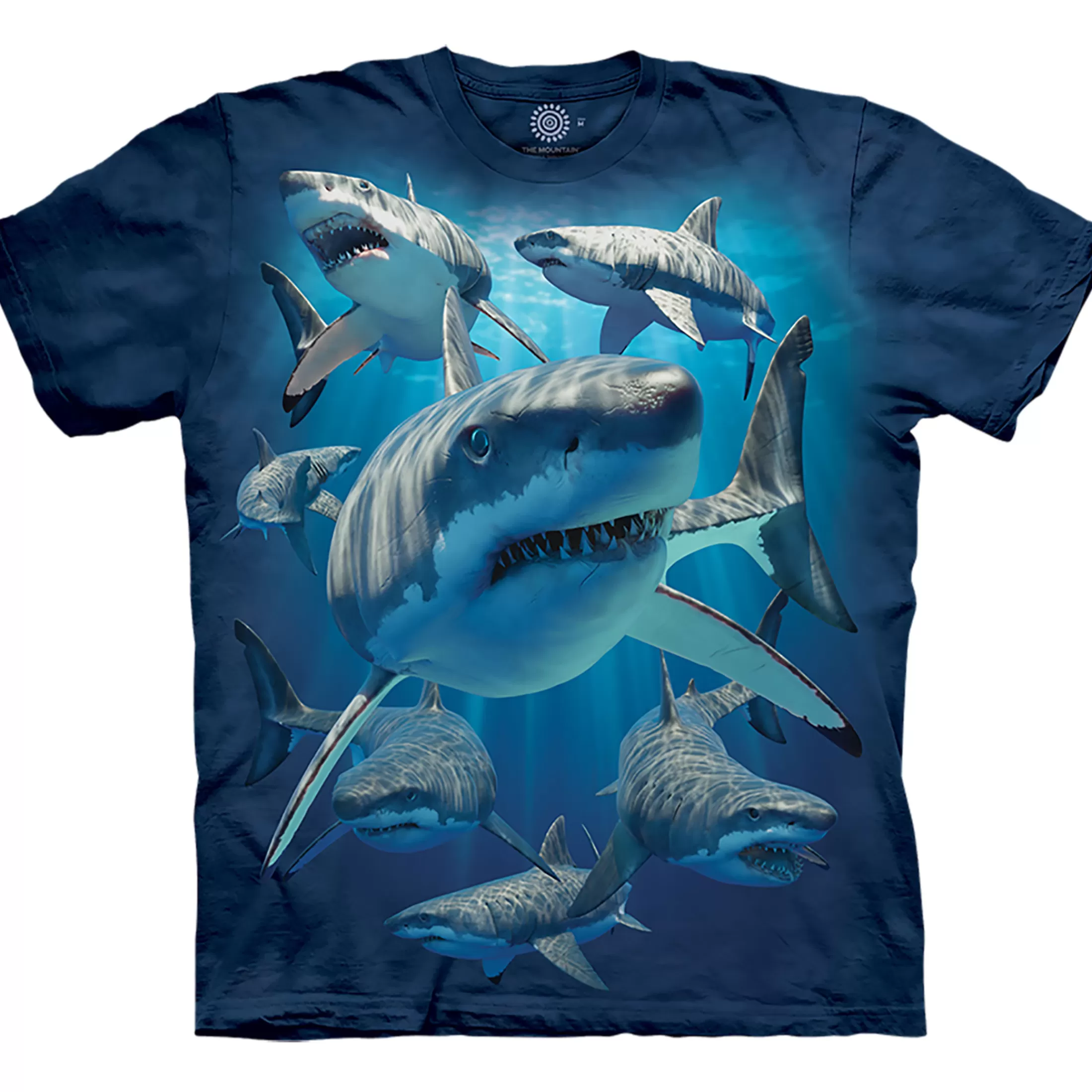 T-Shirt | Aquatic<Liquid Blue Great Whites Classic Cotton T-Shirt