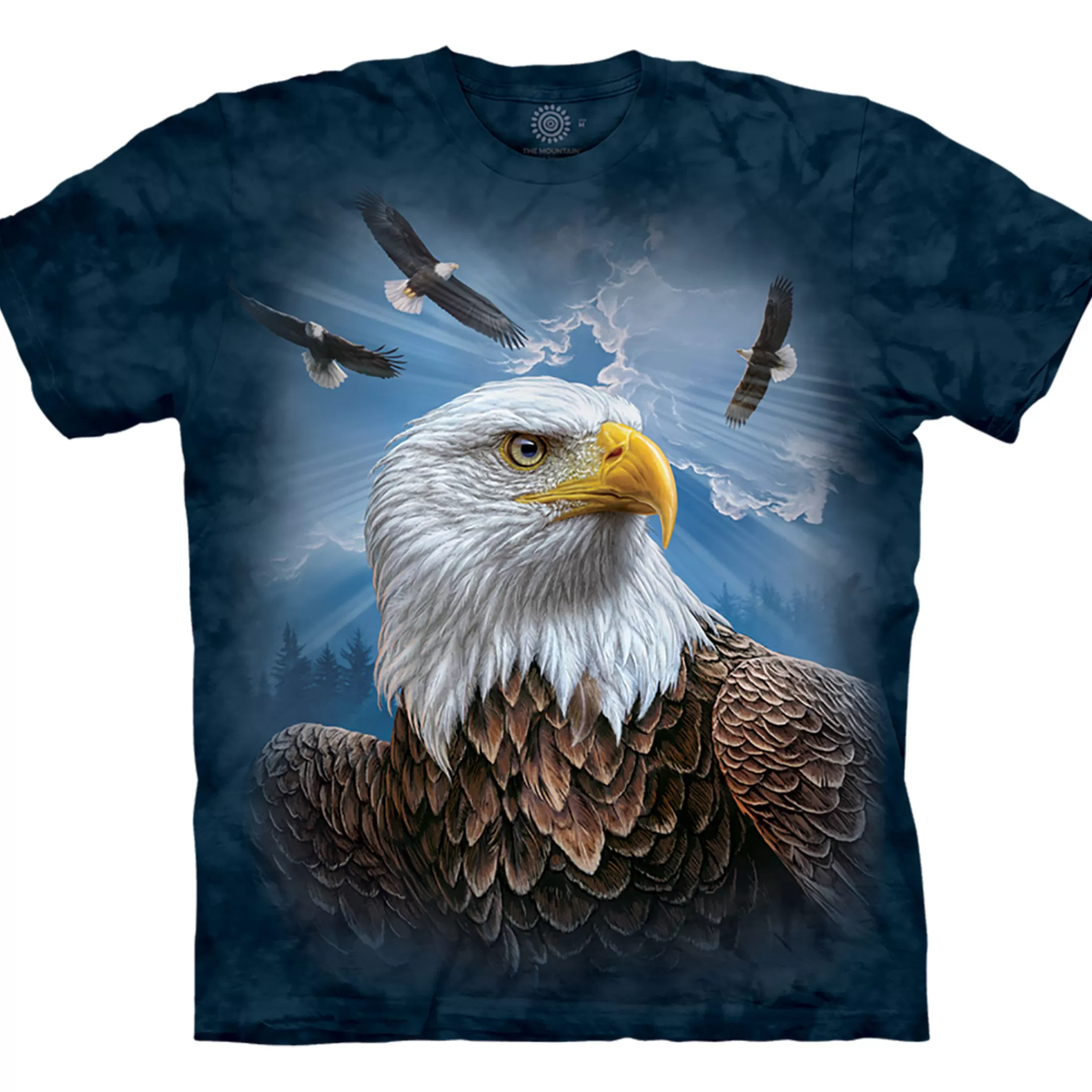 T-Shirt<Liquid Blue Guardian Eagle Classic Cotton T-Shirt