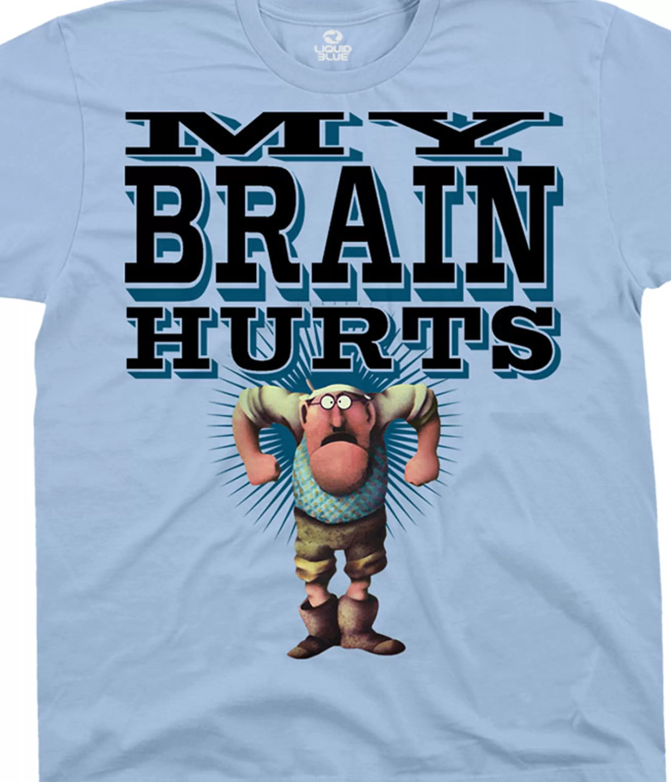 T-Shirt | Monty Python<Liquid Blue Gumbys Light Blue T-Shirt