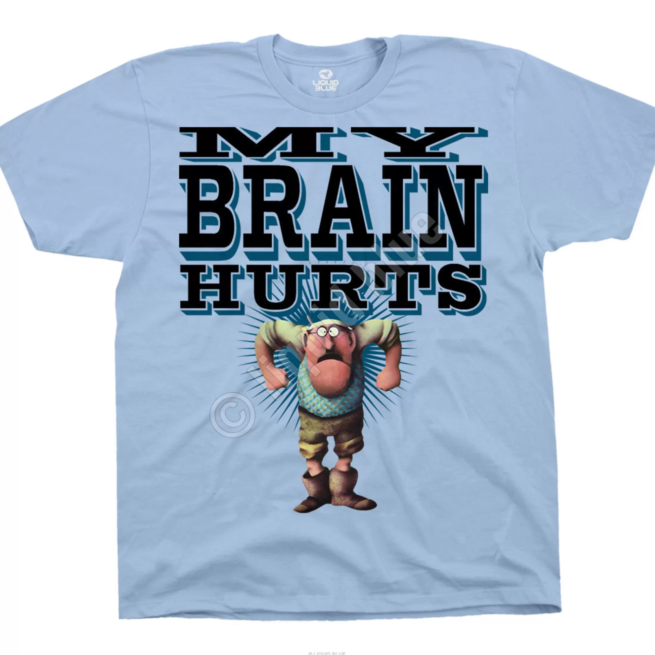 T-Shirt | Monty Python<Liquid Blue Gumbys Light Blue T-Shirt