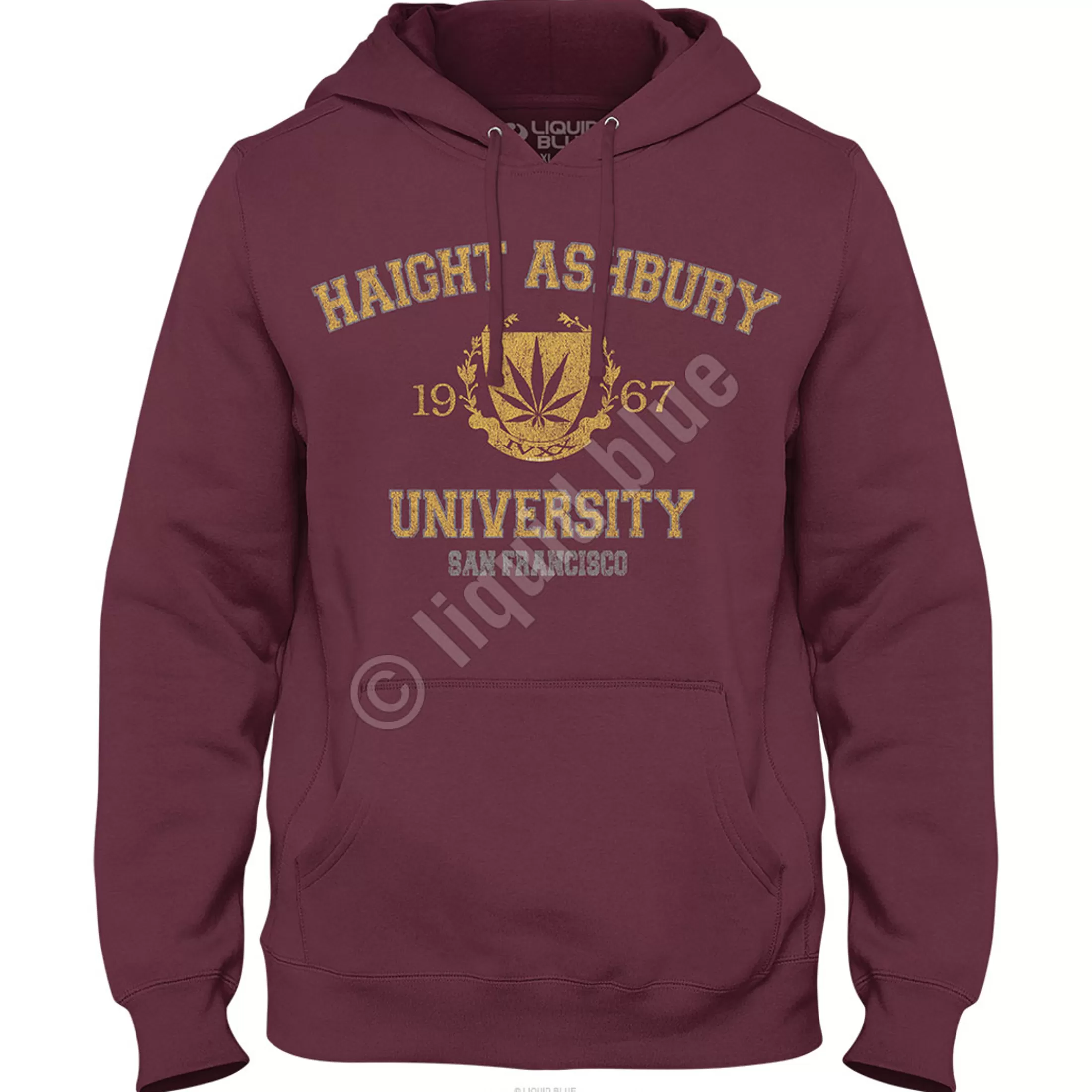 Hoodie | Haight Ashbury<Liquid Blue Haight Ashbury Hoodie