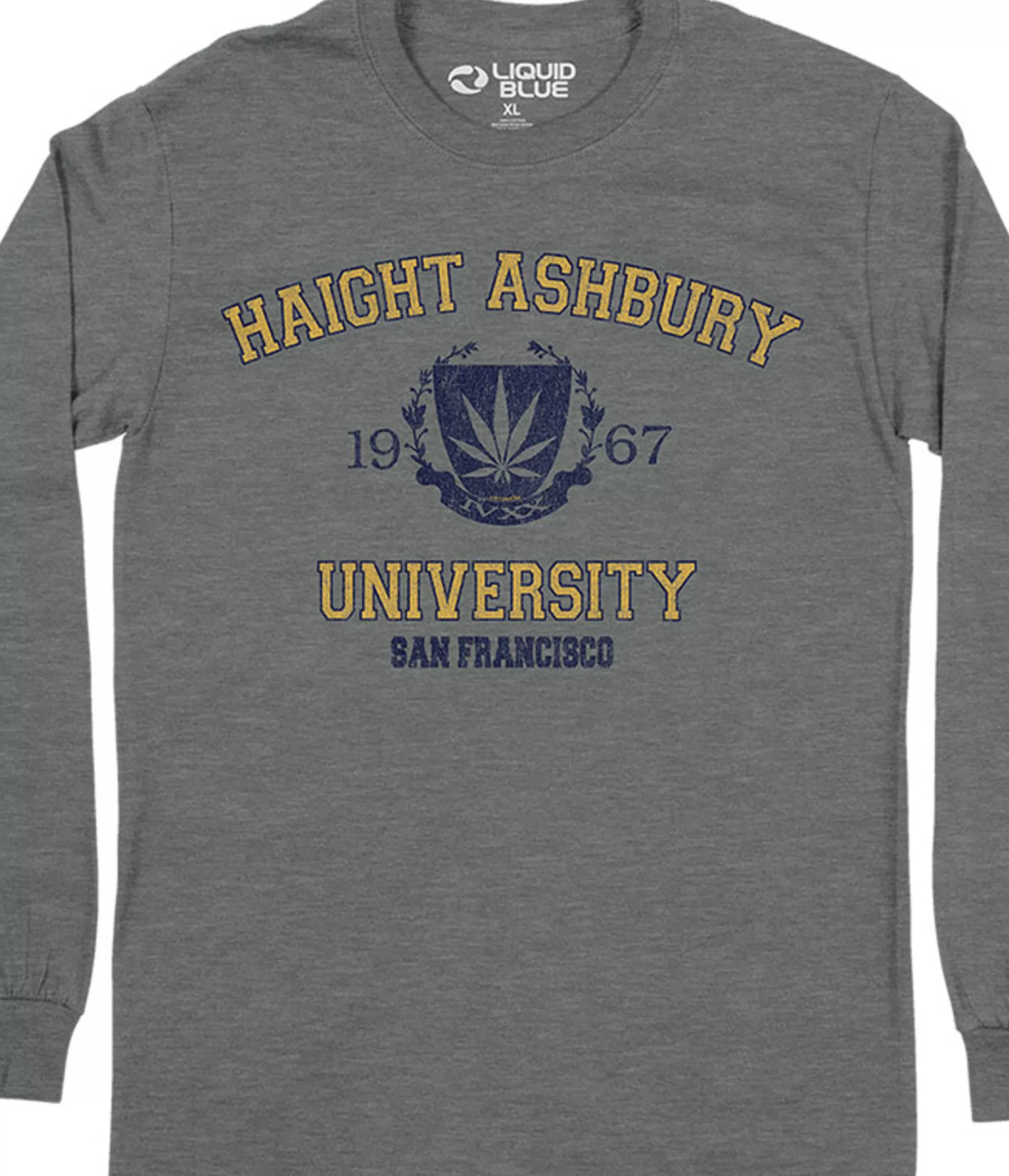 Long Sleeve | Haight Ashbury<Liquid Blue Haight Ashbury Long Sleeve T-Shirt