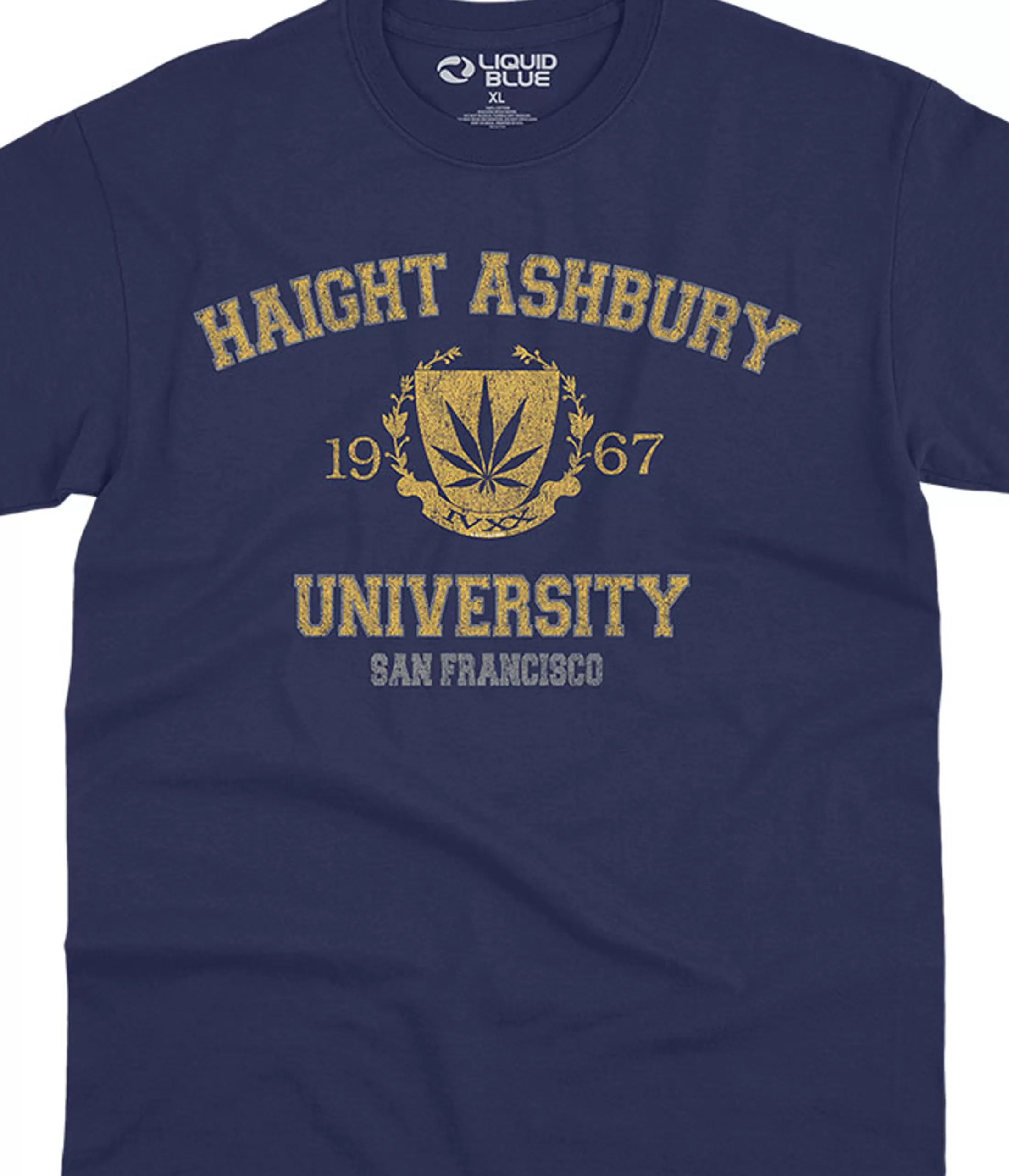 T-Shirt | Haight Ashbury<Liquid Blue Haight Ashbury T-Shirt