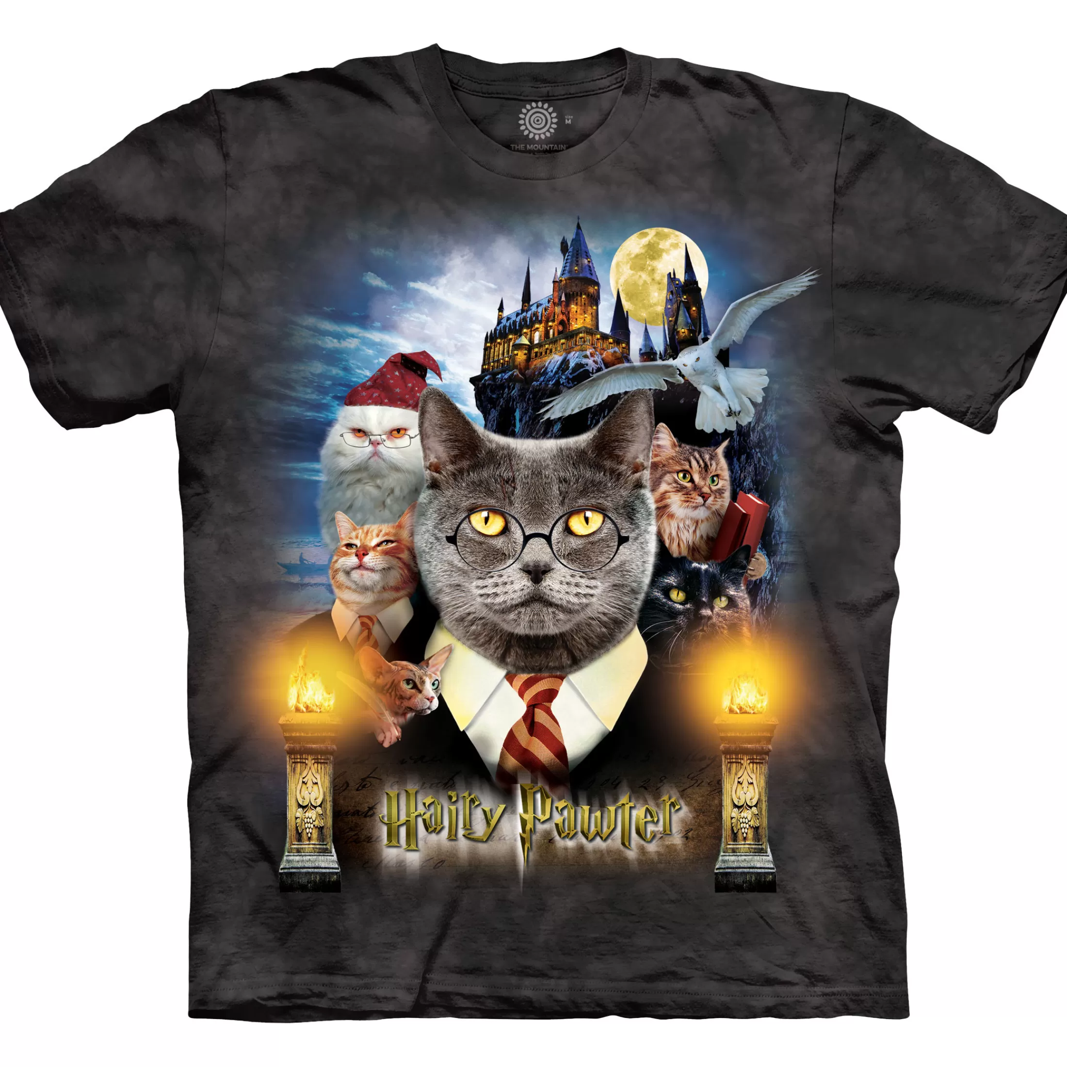 T-Shirt | Christmas<Liquid Blue Hairy Pawter Classic Cotton T-Shirt