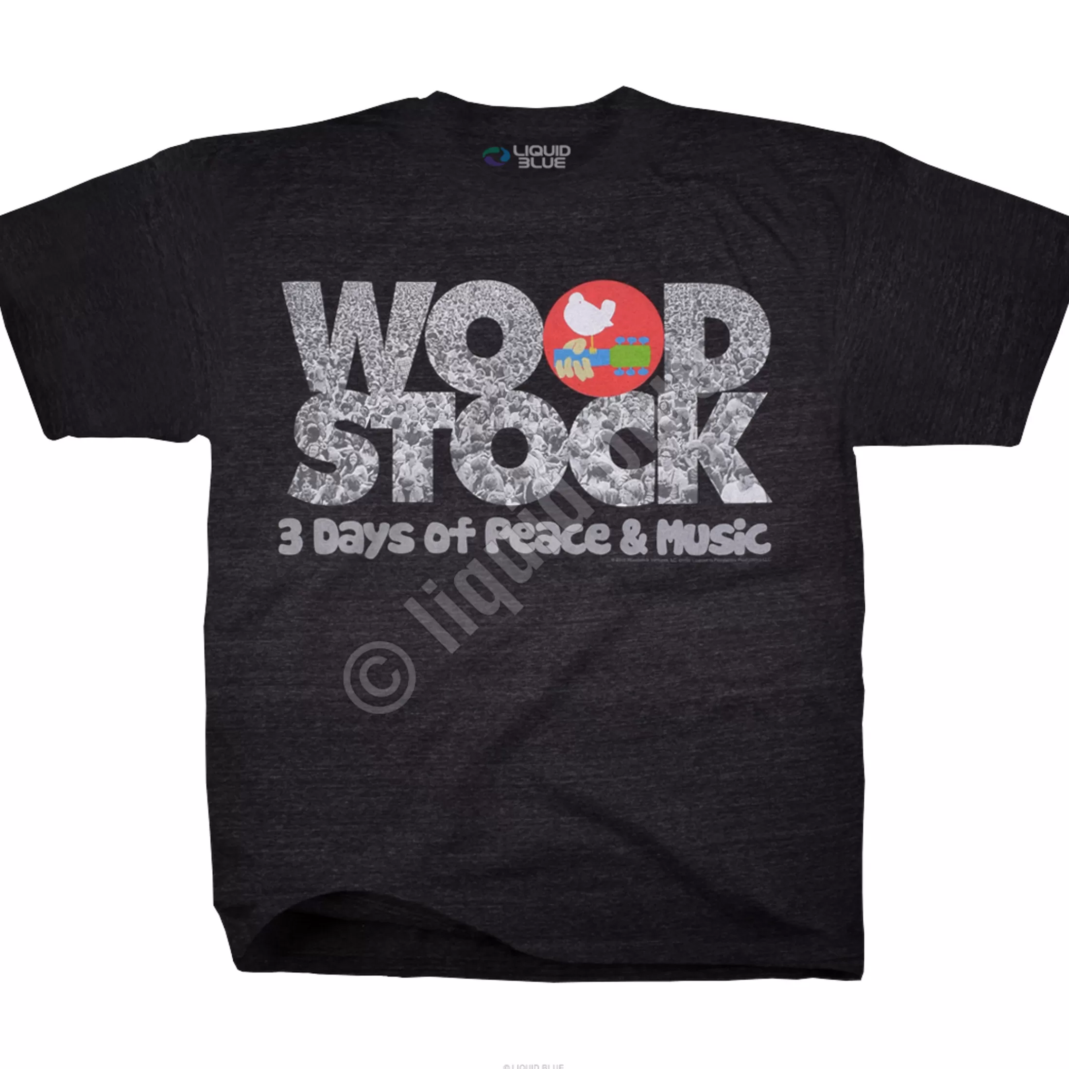 Tri-Blend T-Shirt | Woodstock<Liquid Blue Half a Million Strong Dark Heather Tri-Blend T-Shirt