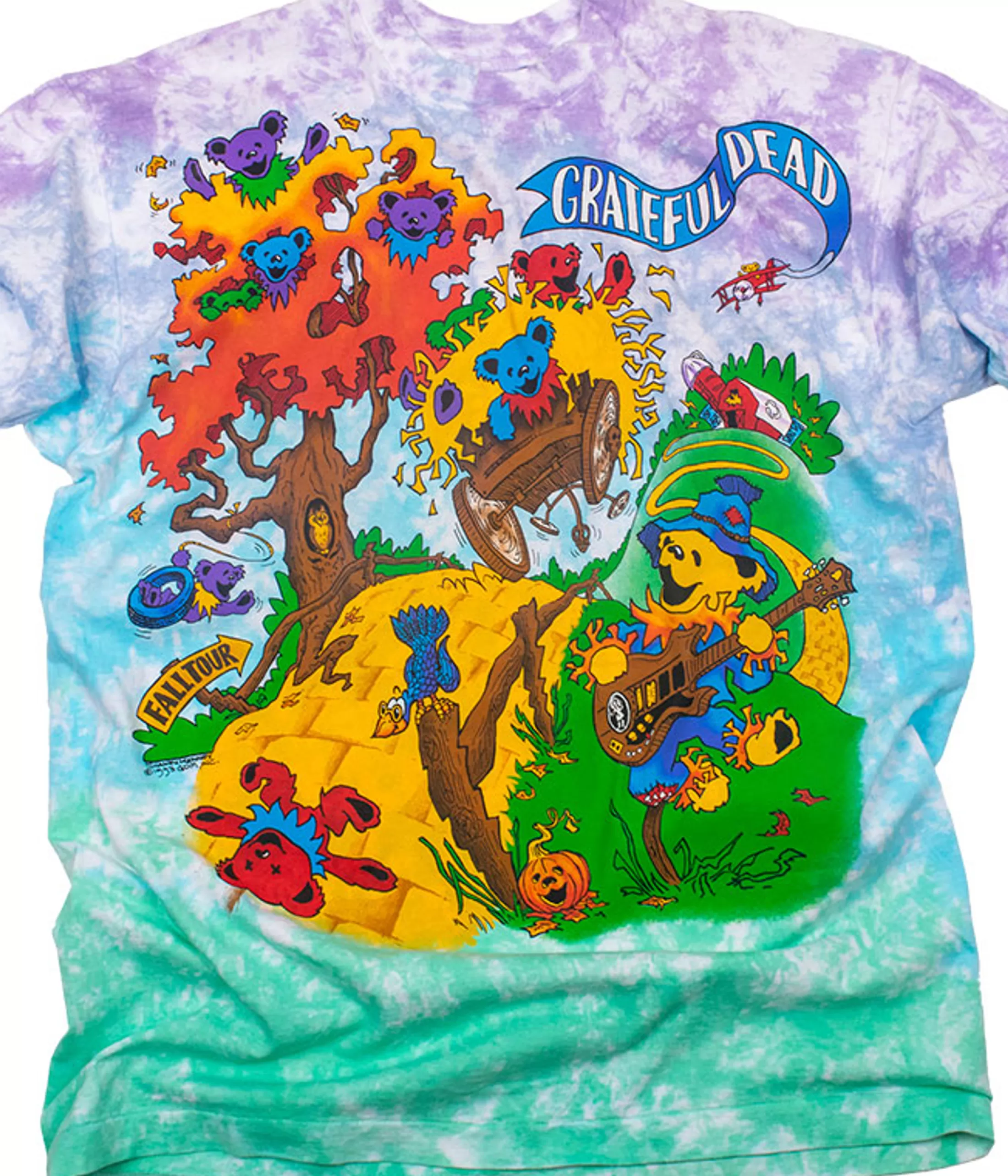 T-Shirt | Halloween<Liquid Blue Hayride 93 Rise & Fall Tour Tie-Dye T-Shirt